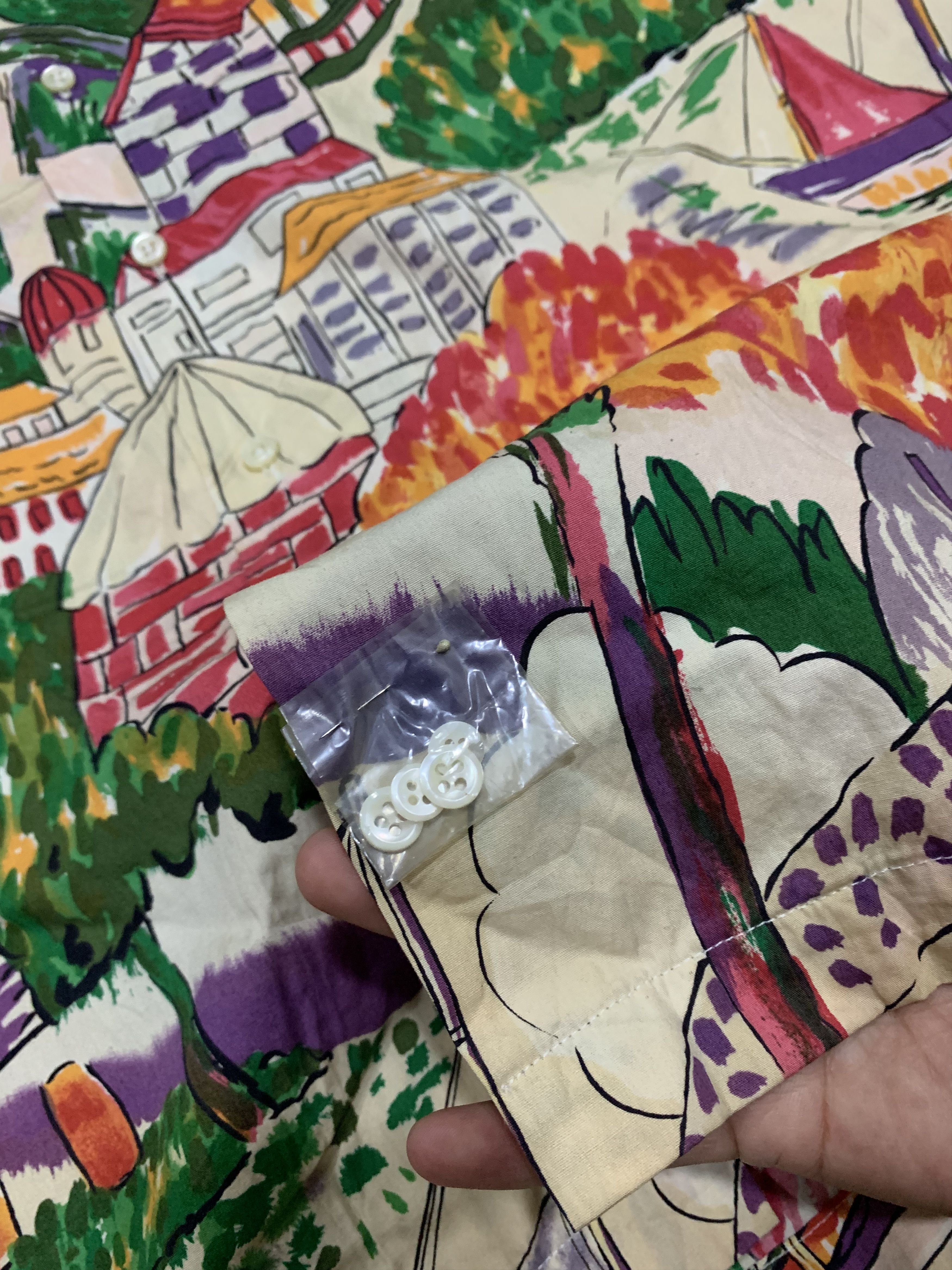 Polo Ralph Lauren × Vintage VINTAGE FULL PRINT POLO RALPH LAUREN BUTTON UPS Size US XL / EU 56 / 4 - 5 Thumbnail