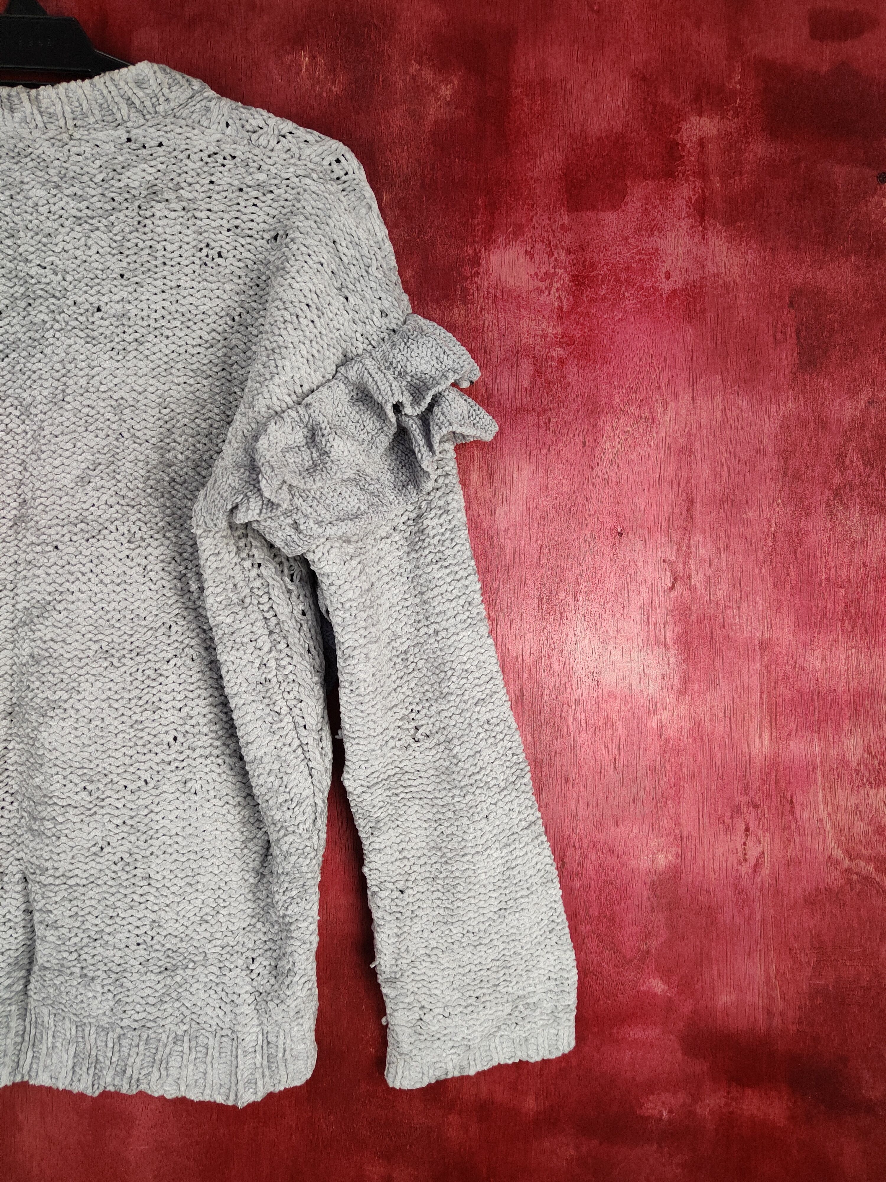 Vintage Heather Gray Knitwear Sweatshirt #218B Size L / US 10 / IT 46 - 9 Thumbnail