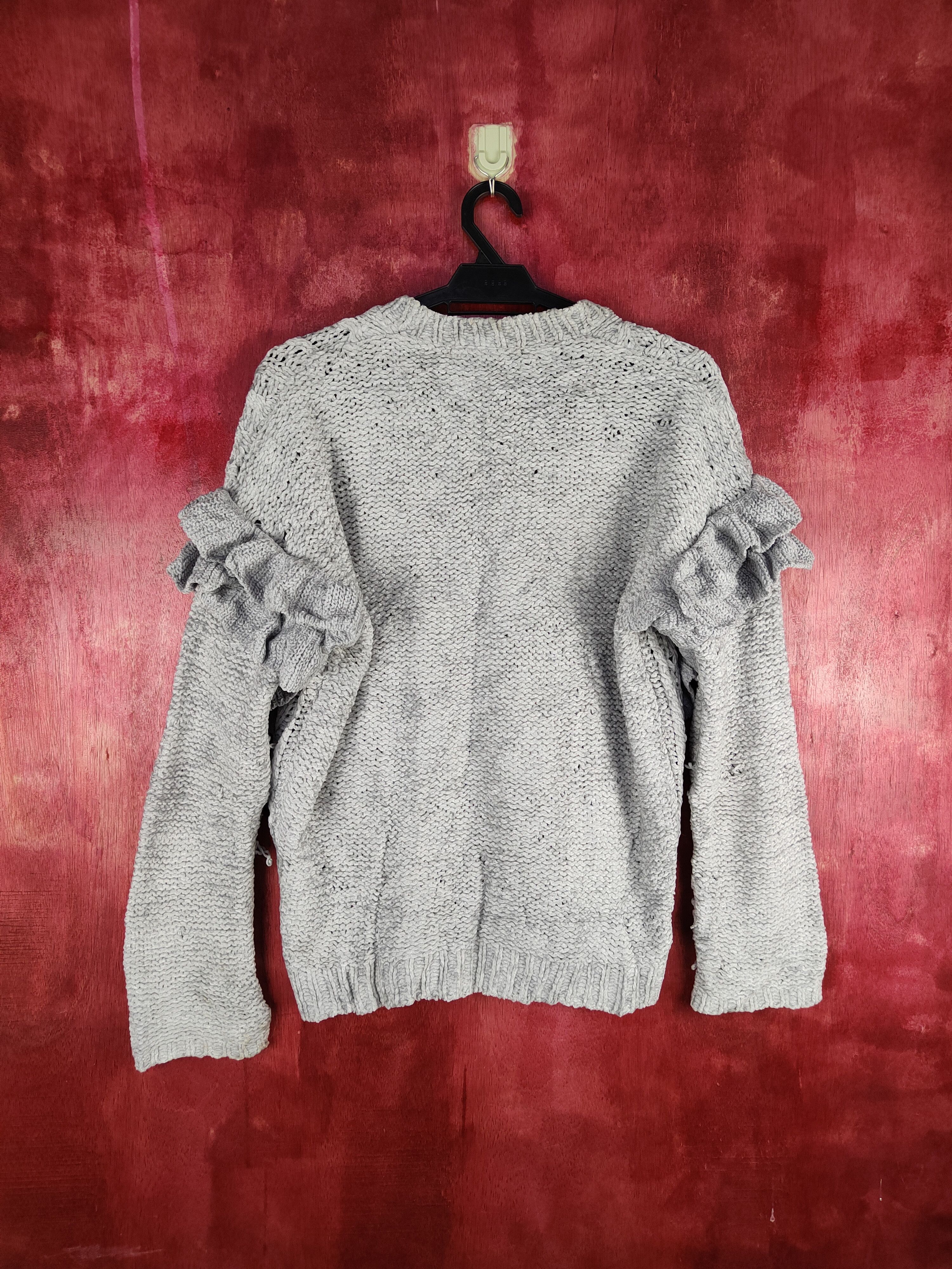 Vintage Heather Gray Knitwear Sweatshirt #218B Size L / US 10 / IT 46 - 7 Thumbnail