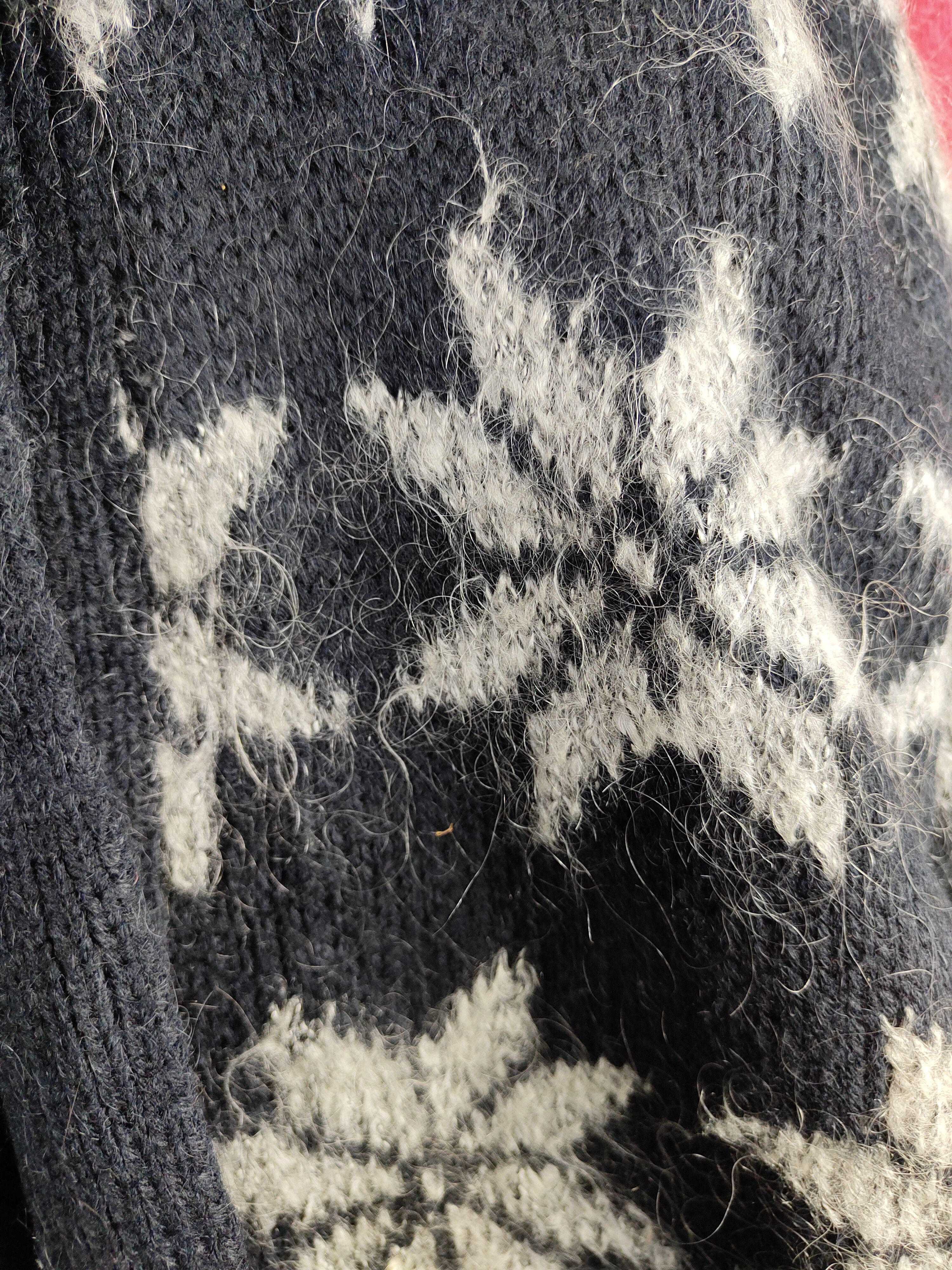 Vintage Japan black Shag Shaggy Fur Mohair Knitwear Cardigan #215B Size US L / EU 52-54 / 3 - 10 Thumbnail