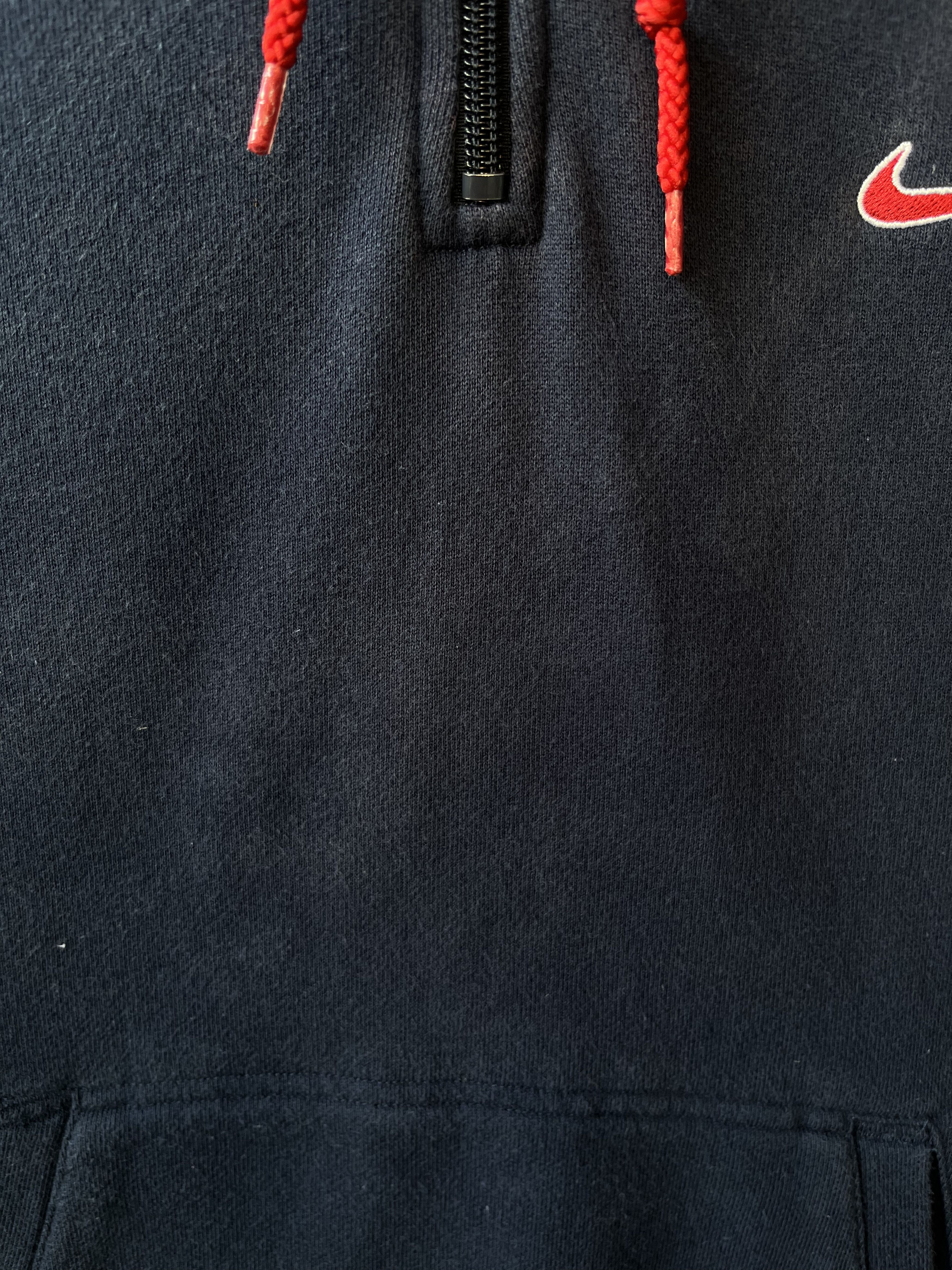 Nike Vintage 90s Nike Half Zip Hoodie Sweatshirt Size US XL / EU 56 / 4 - 6 Thumbnail
