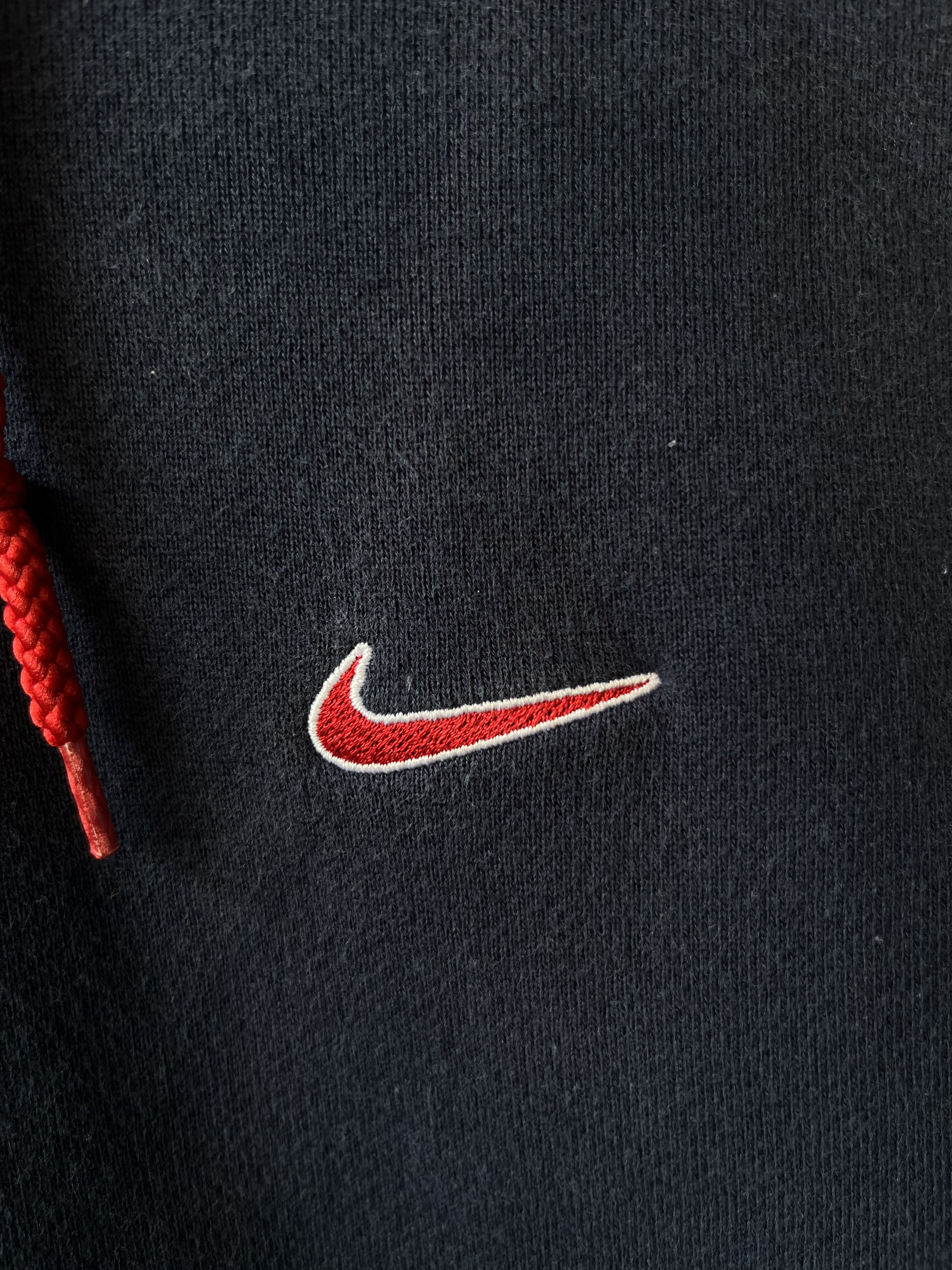 Nike Vintage 90s Nike Half Zip Hoodie Sweatshirt Size US XL / EU 56 / 4 - 4 Thumbnail