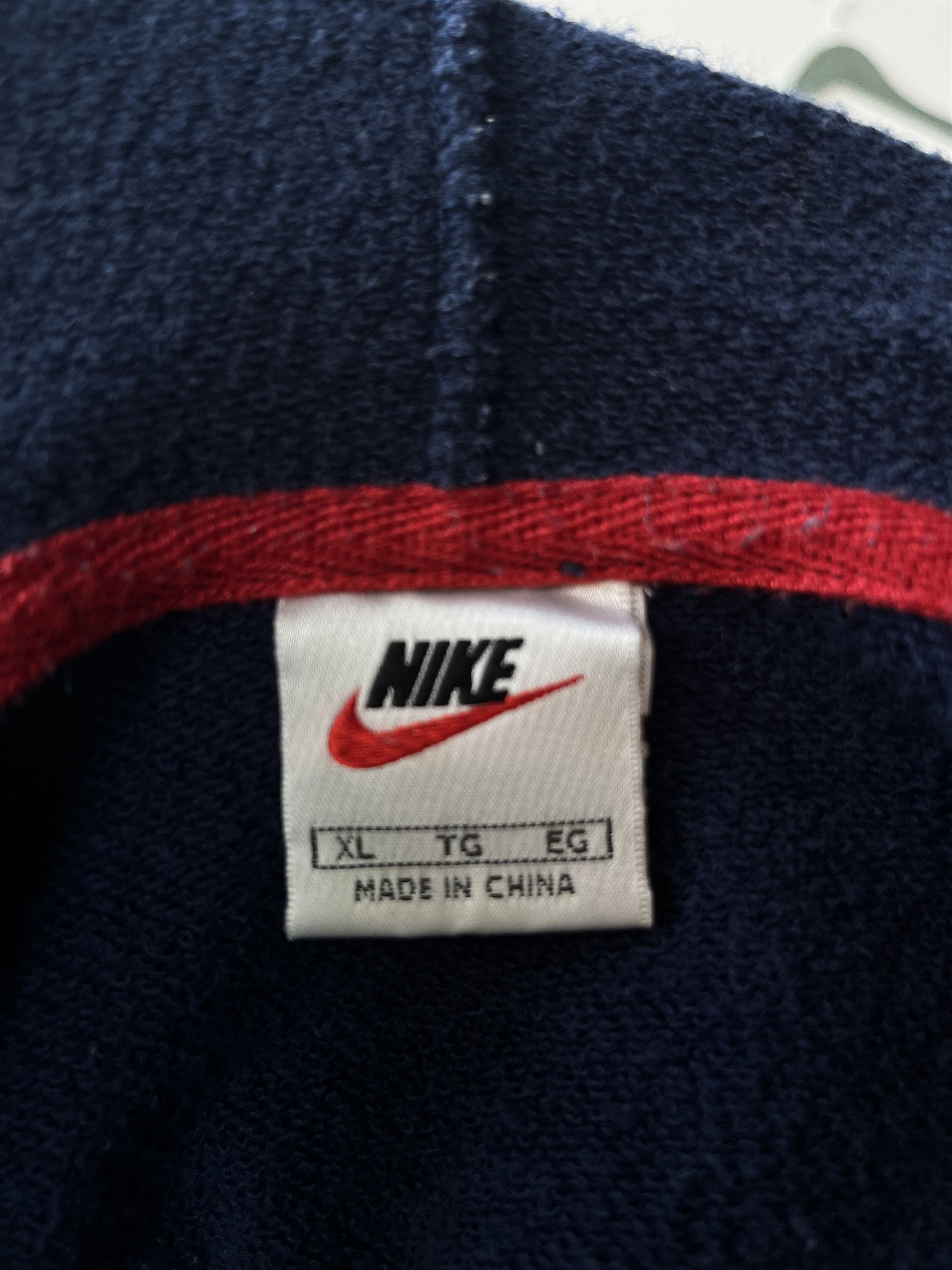 Nike Vintage 90s Nike Half Zip Hoodie Sweatshirt Size US XL / EU 56 / 4 - 9 Thumbnail