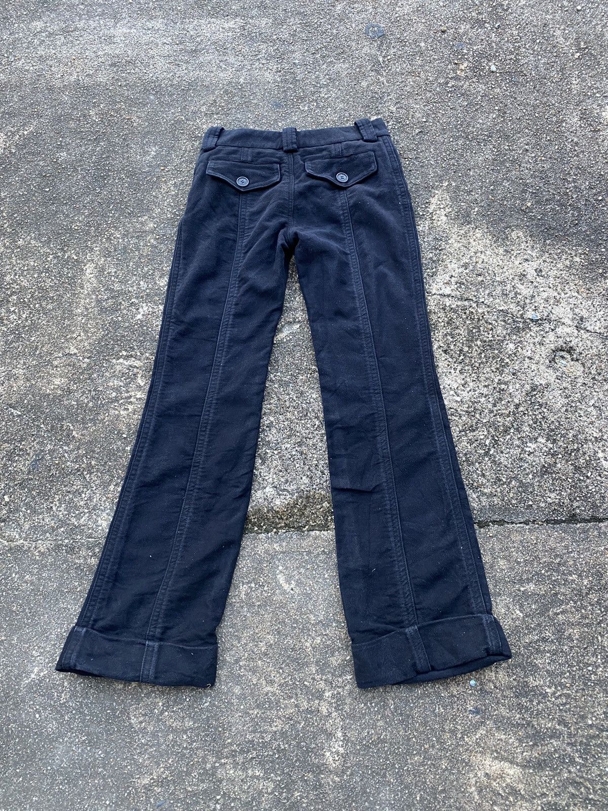Marc Jacobs Marc Jacob Flare Pants Boot Cut Black Cotton Size 28" / US 6 / IT 42 - 2 Thumbnail