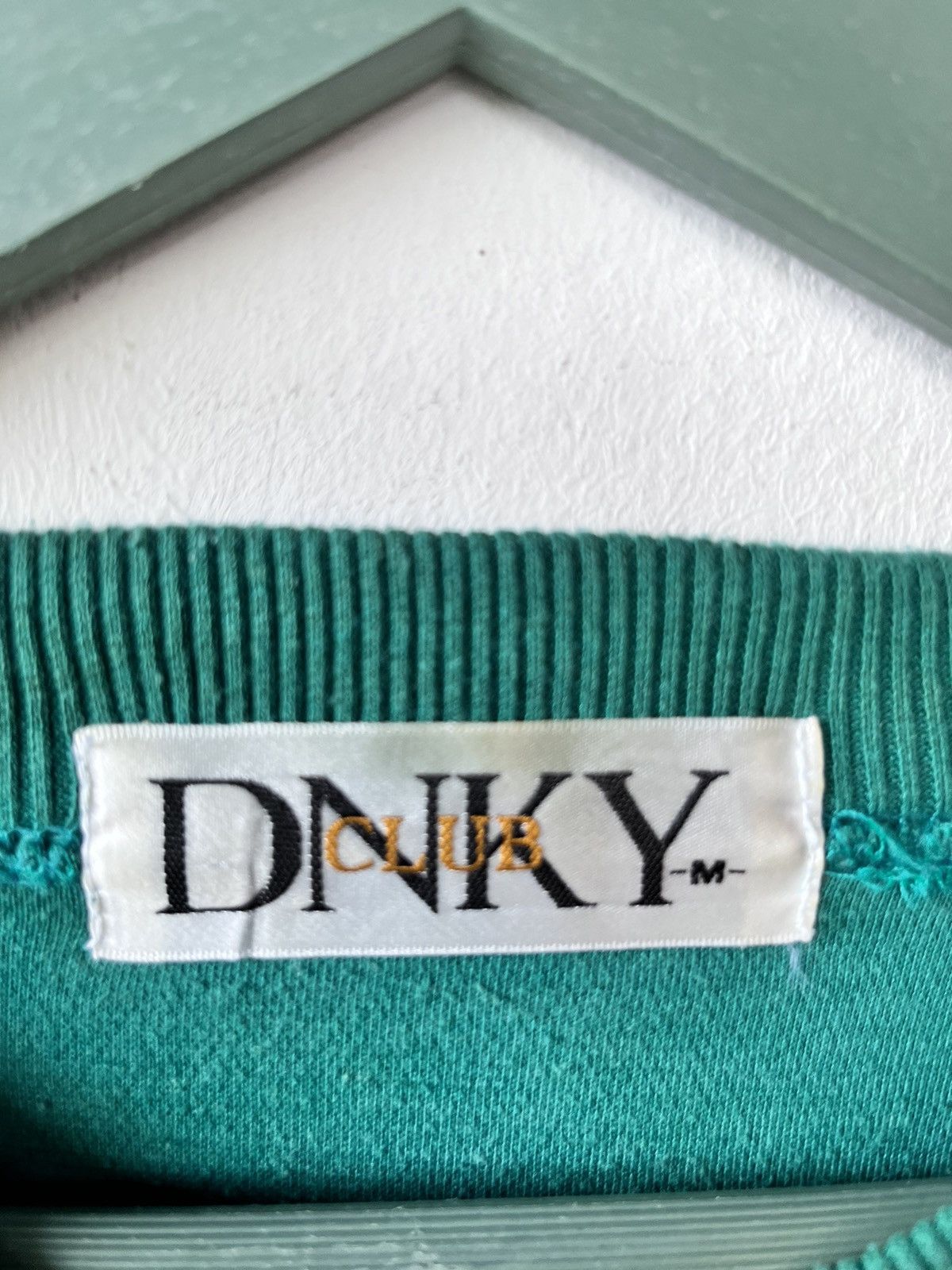 Japanese Brand Vintage 80s DNKY CLUB Big Logo Sweatshirt Size US M / EU 48-50 / 2 - 5 Thumbnail