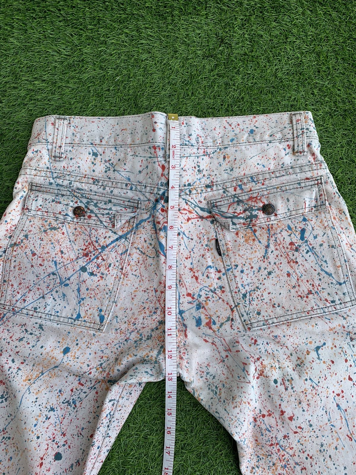 Denime Vintage Custom Made Painter Denim Bush Pants Jeans Size US 32 / EU 48 - 11 Thumbnail