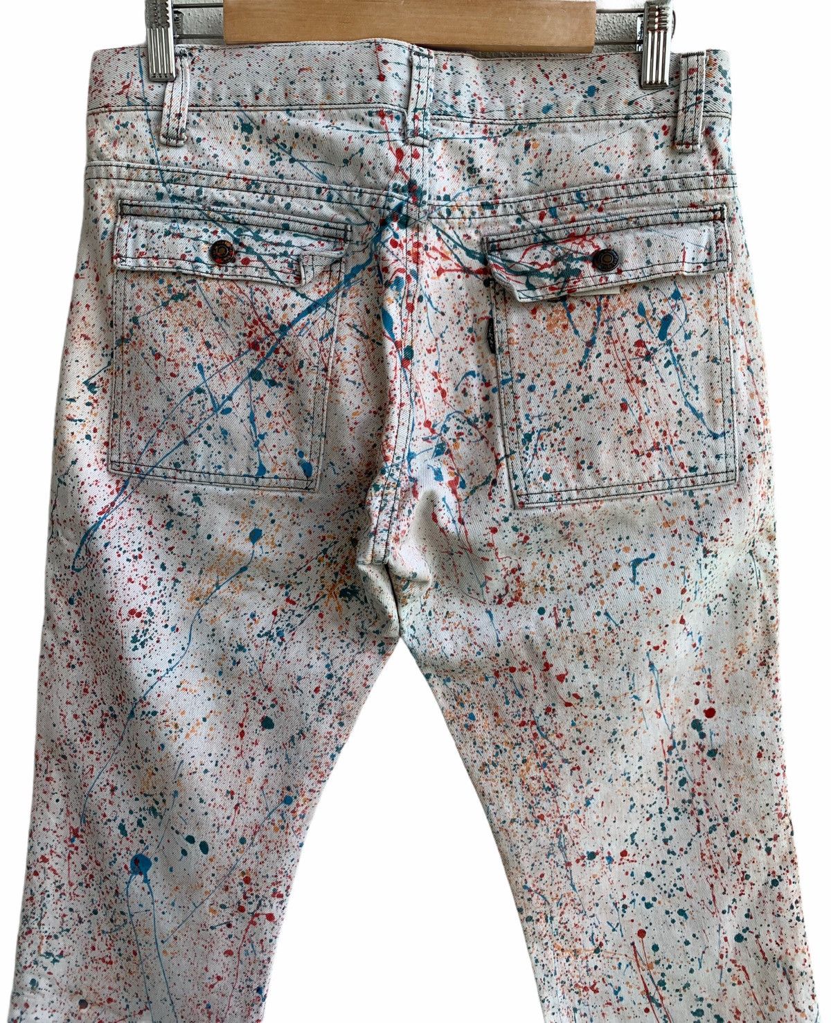 Denime Vintage Custom Made Painter Denim Bush Pants Jeans Size US 32 / EU 48 - 6 Thumbnail