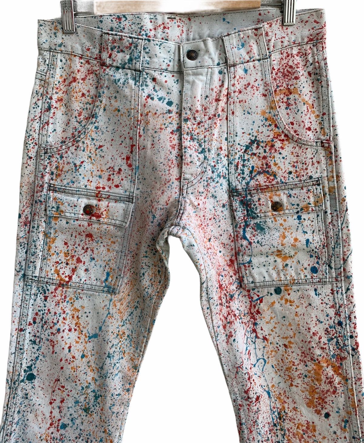 Denime Vintage Custom Made Painter Denim Bush Pants Jeans Size US 32 / EU 48 - 5 Thumbnail