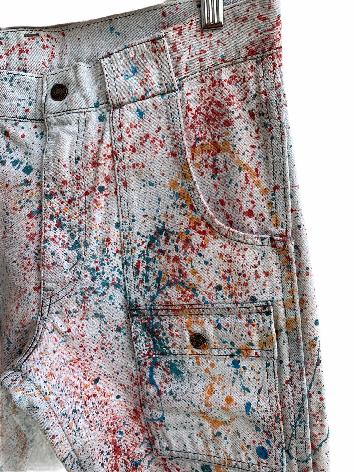 Denime Vintage Custom Made Painter Denim Bush Pants Jeans Size US 32 / EU 48 - 7 Thumbnail