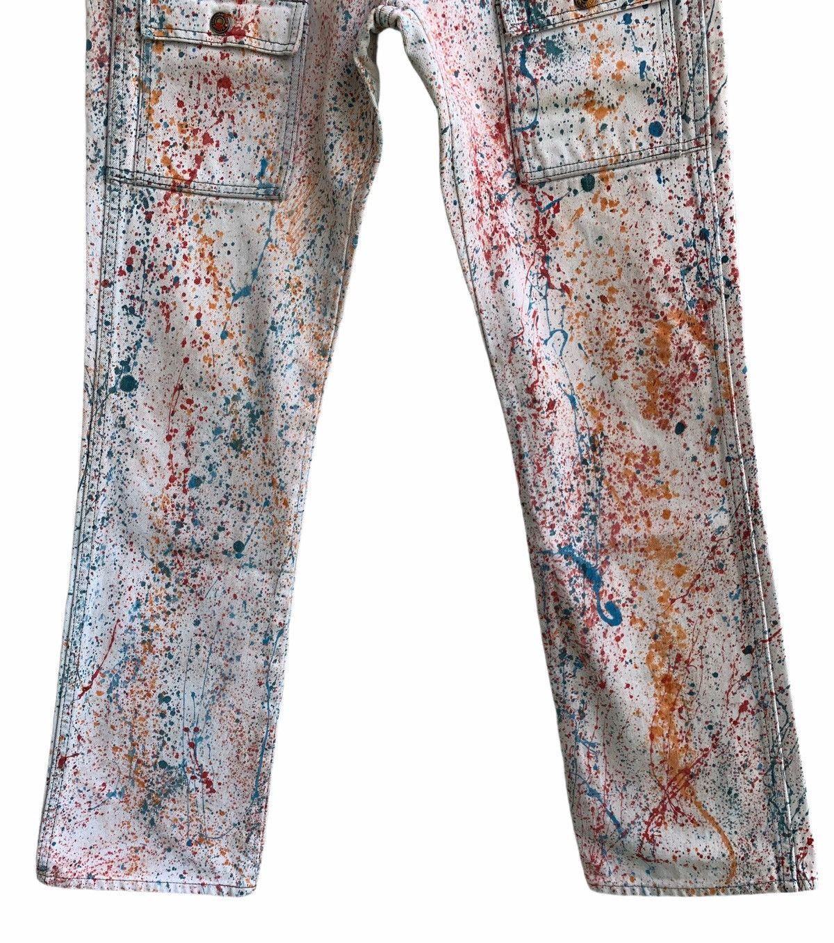 Denime Vintage Custom Made Painter Denim Bush Pants Jeans Size US 32 / EU 48 - 3 Thumbnail