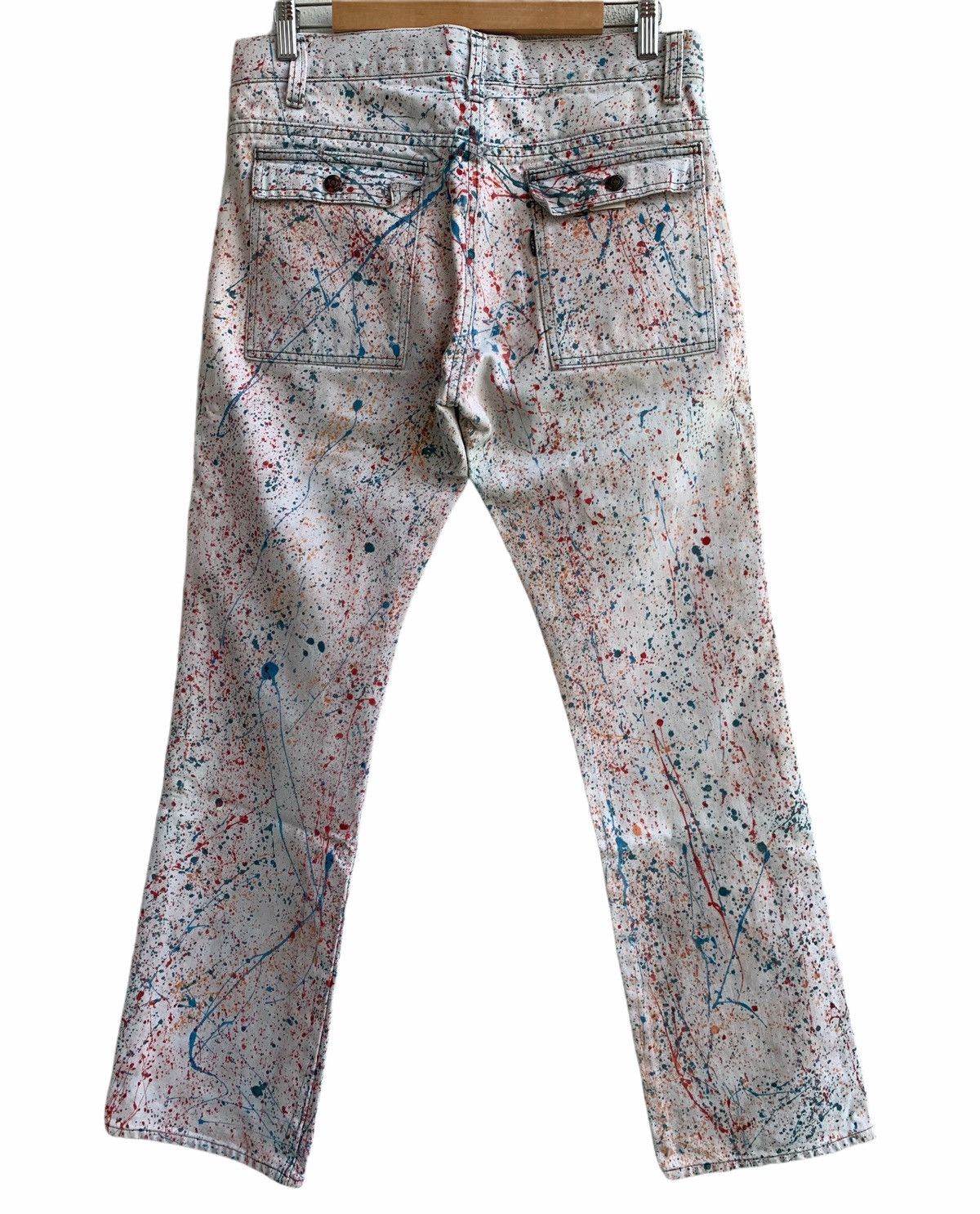 Denime Vintage Custom Made Painter Denim Bush Pants Jeans Size US 32 / EU 48 - 2 Thumbnail