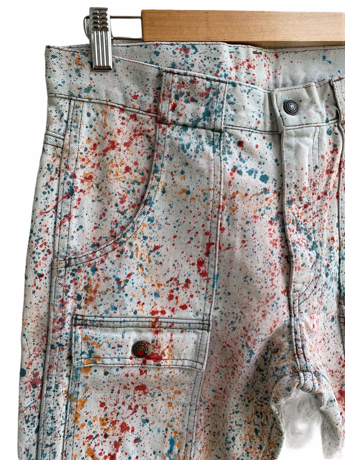 Denime Vintage Custom Made Painter Denim Bush Pants Jeans Size US 32 / EU 48 - 8 Thumbnail