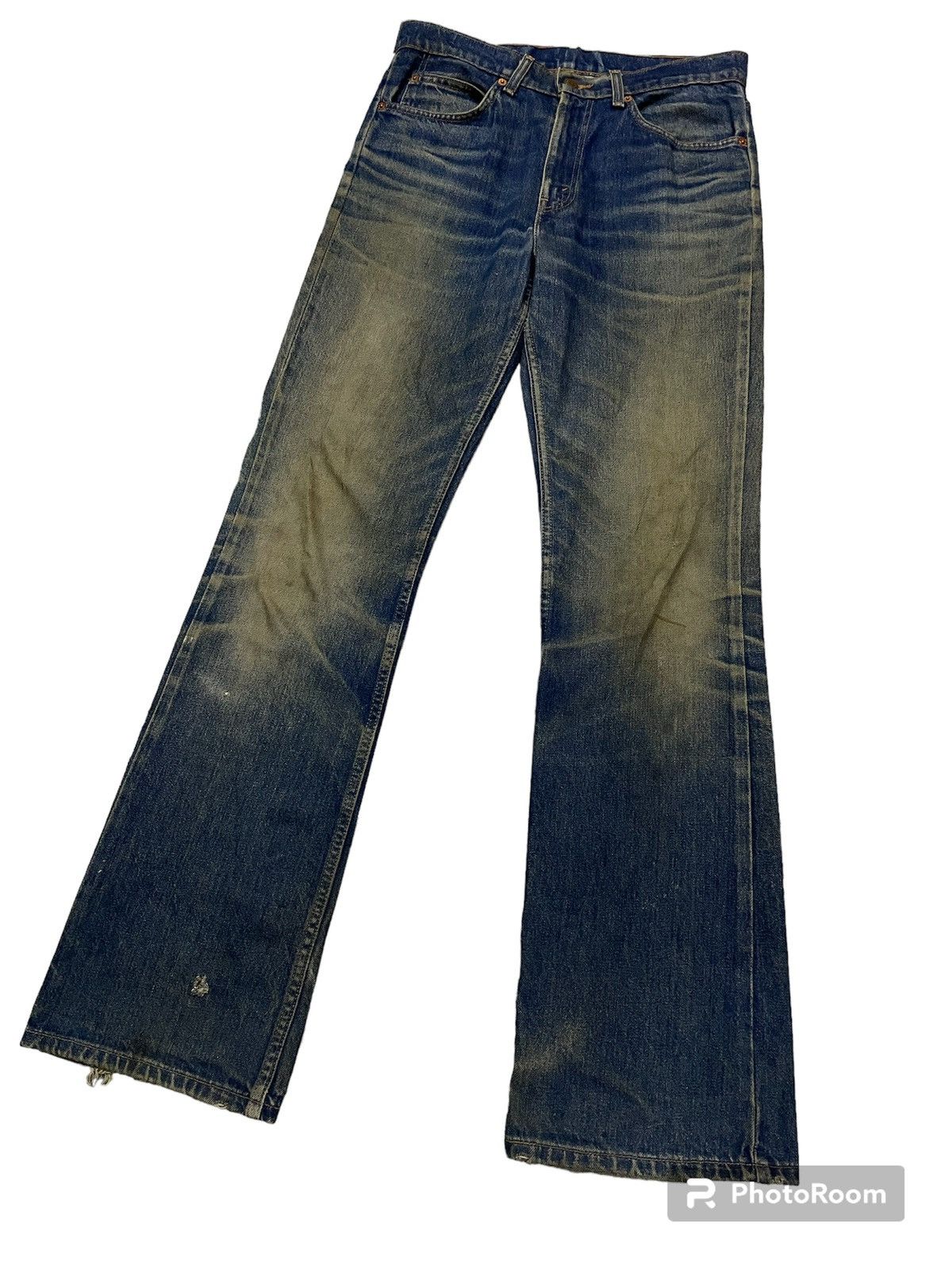 Levi's Vintage 1998 Levis orange tag flare rusty jeans Size US 32 / EU 48 - 4 Thumbnail