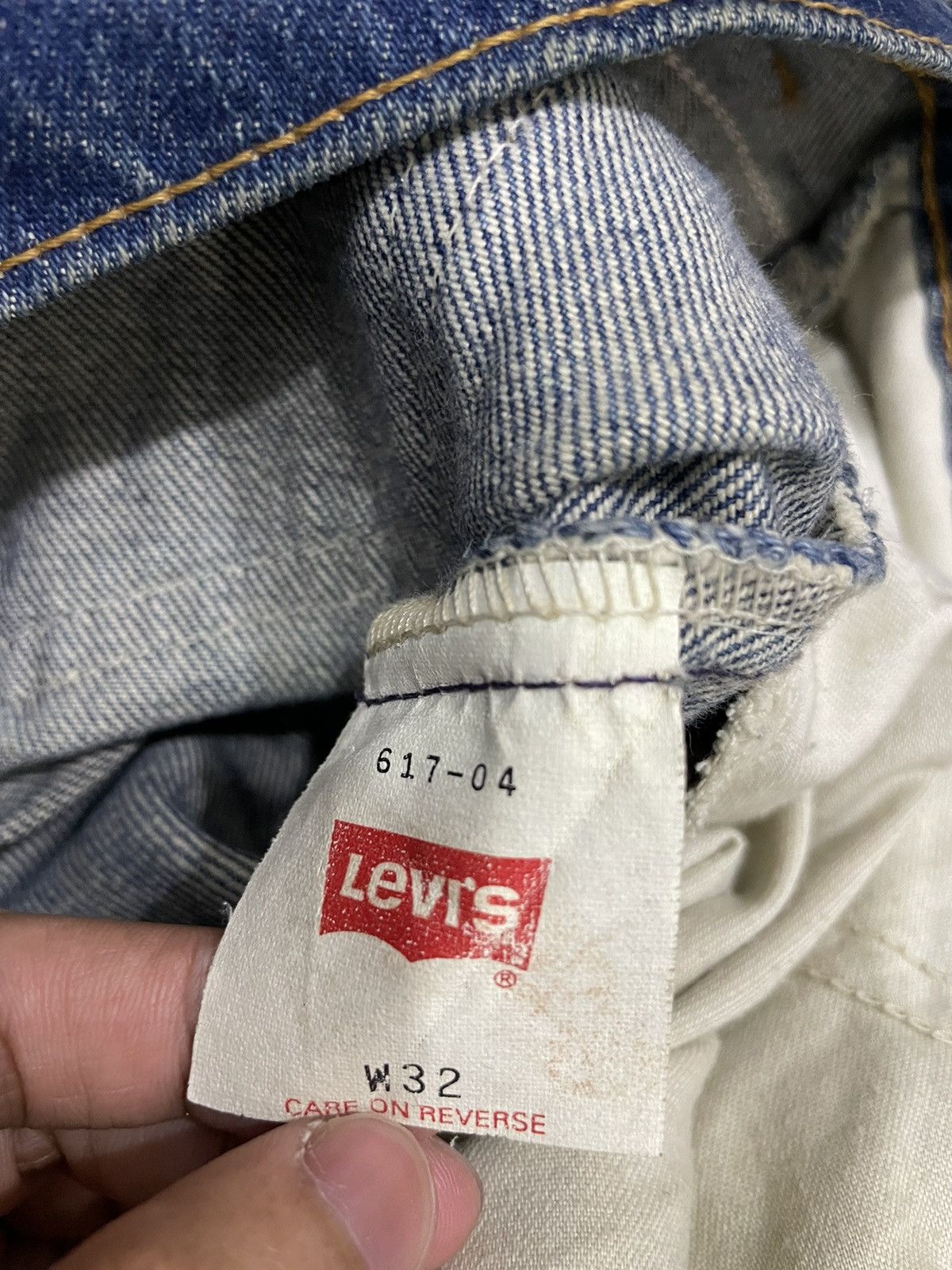 Levi's Vintage 1998 Levis orange tag flare rusty jeans Size US 32 / EU 48 - 8 Thumbnail