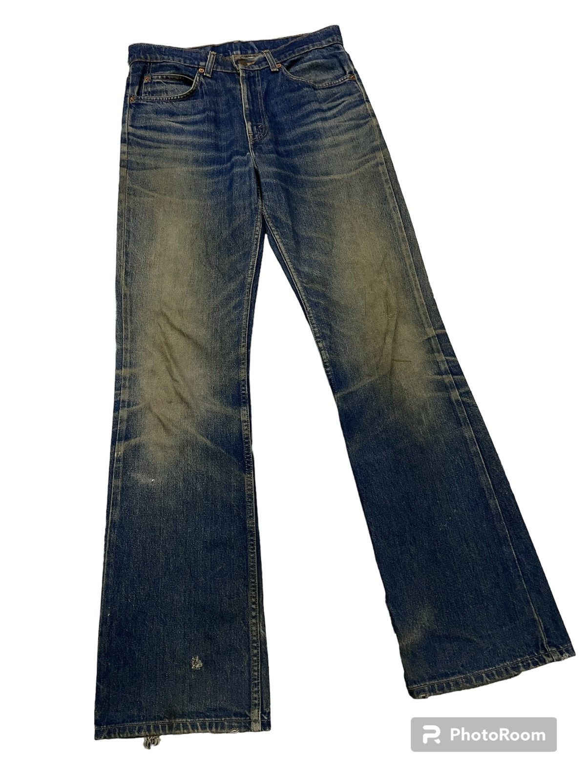 Levi's Vintage 1998 Levis orange tag flare rusty jeans Size US 32 / EU 48 - 3 Thumbnail