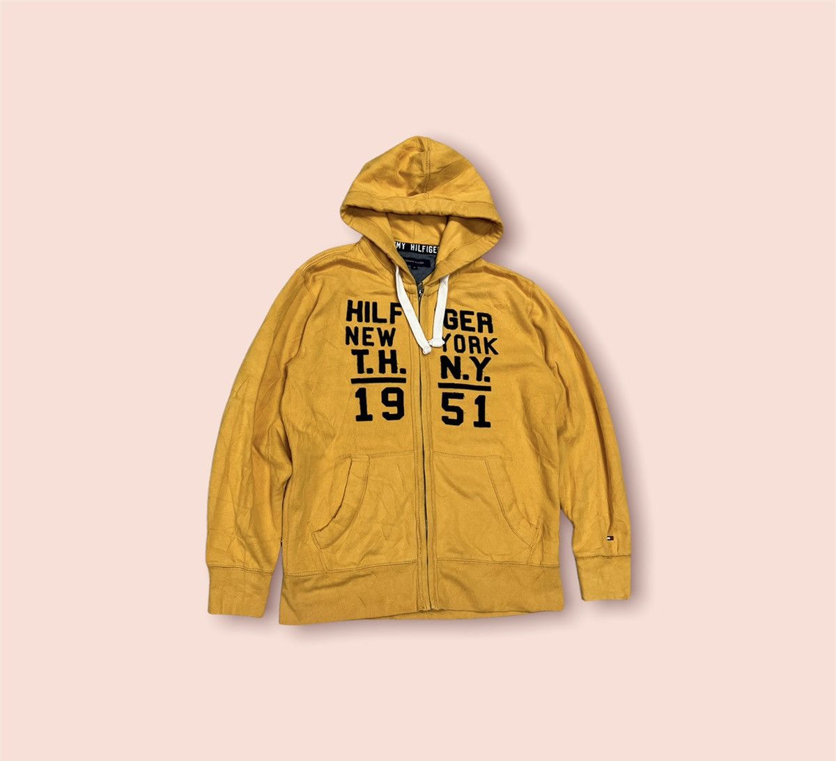 TOMMY HILFIGER ZIPPER HOODIE SWEATSHIRT