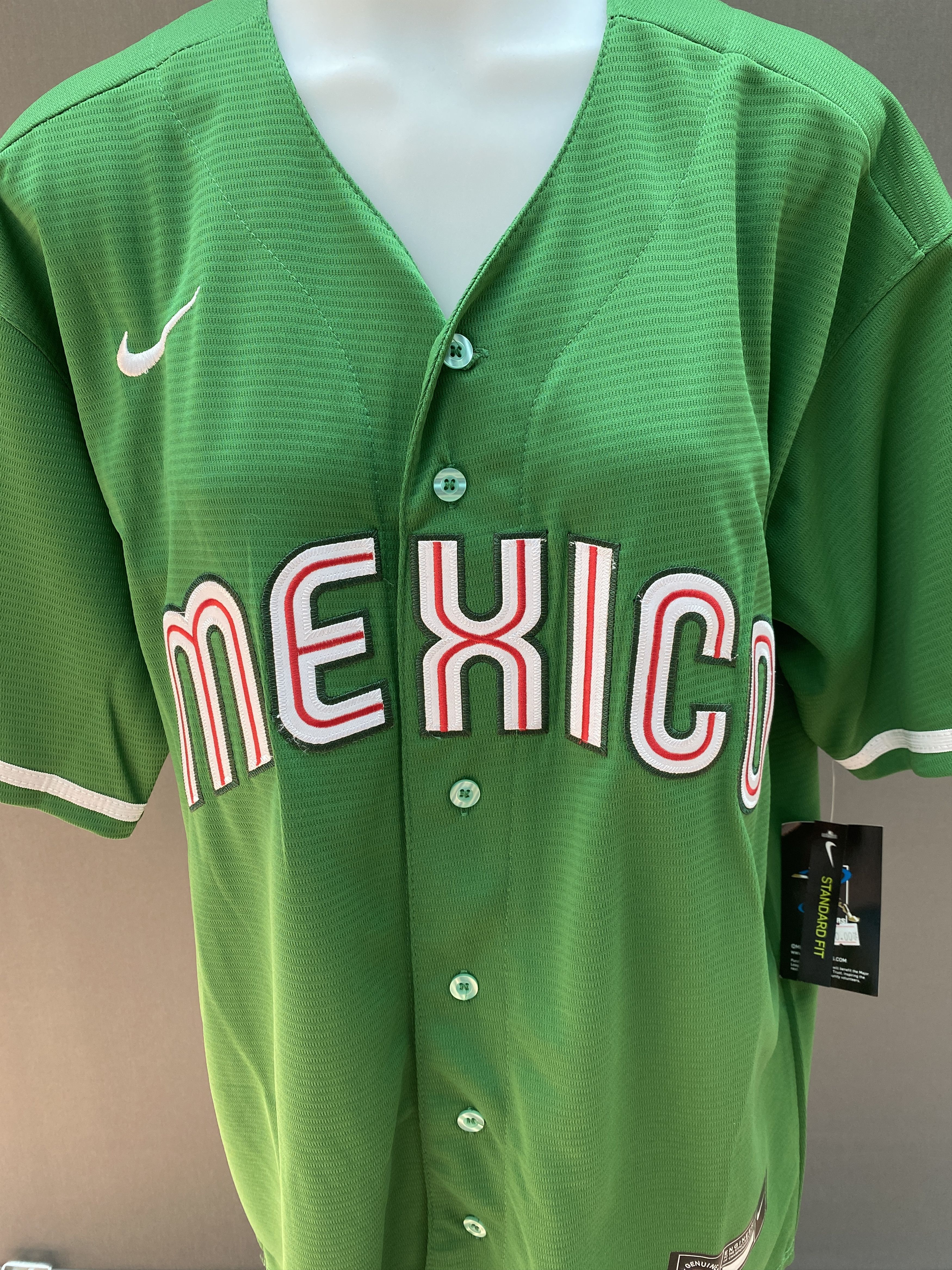 Nike Randy Arozarena Men's Mexico Home Baseball Jersey Size Small