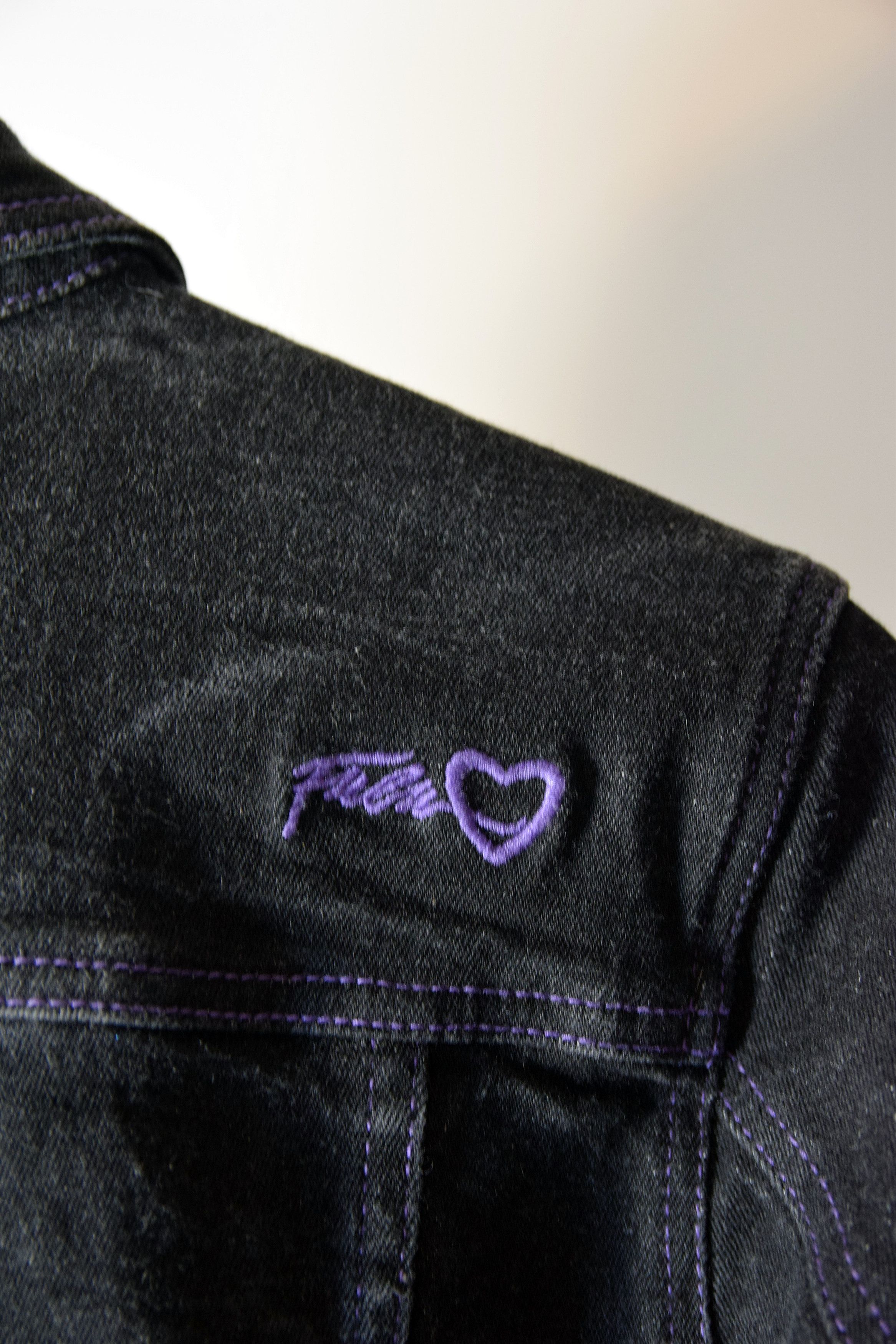 Fubu × Vintage 00s Big Logo Spell Out Track Fubu DENIM JEANS Jacket XL Size XL / US 12-14 / IT 48-50 - 7 Thumbnail