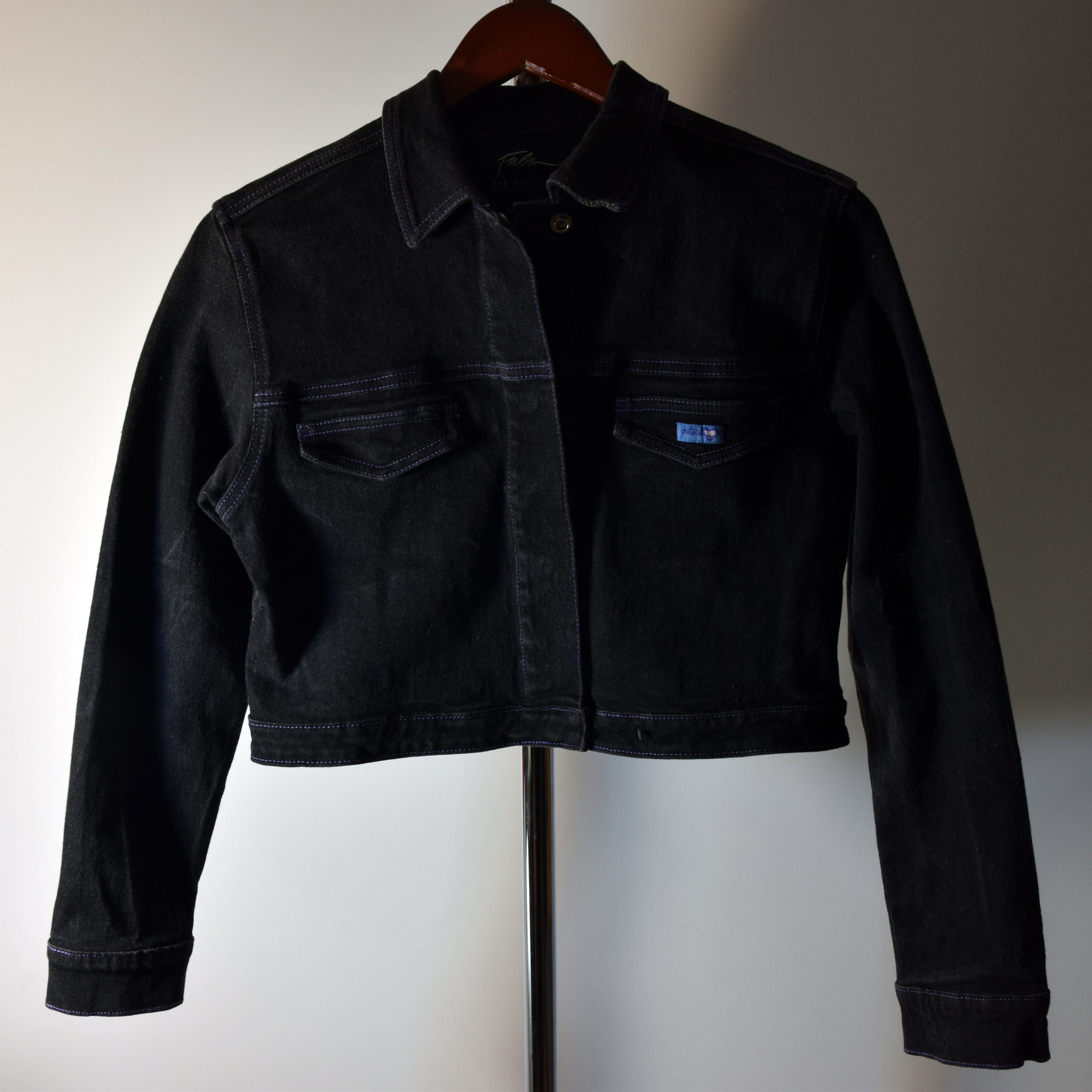 Fubu × Vintage 00s Big Logo Spell Out Track Fubu DENIM JEANS Jacket XL Size XL / US 12-14 / IT 48-50 - 1 Thumbnail