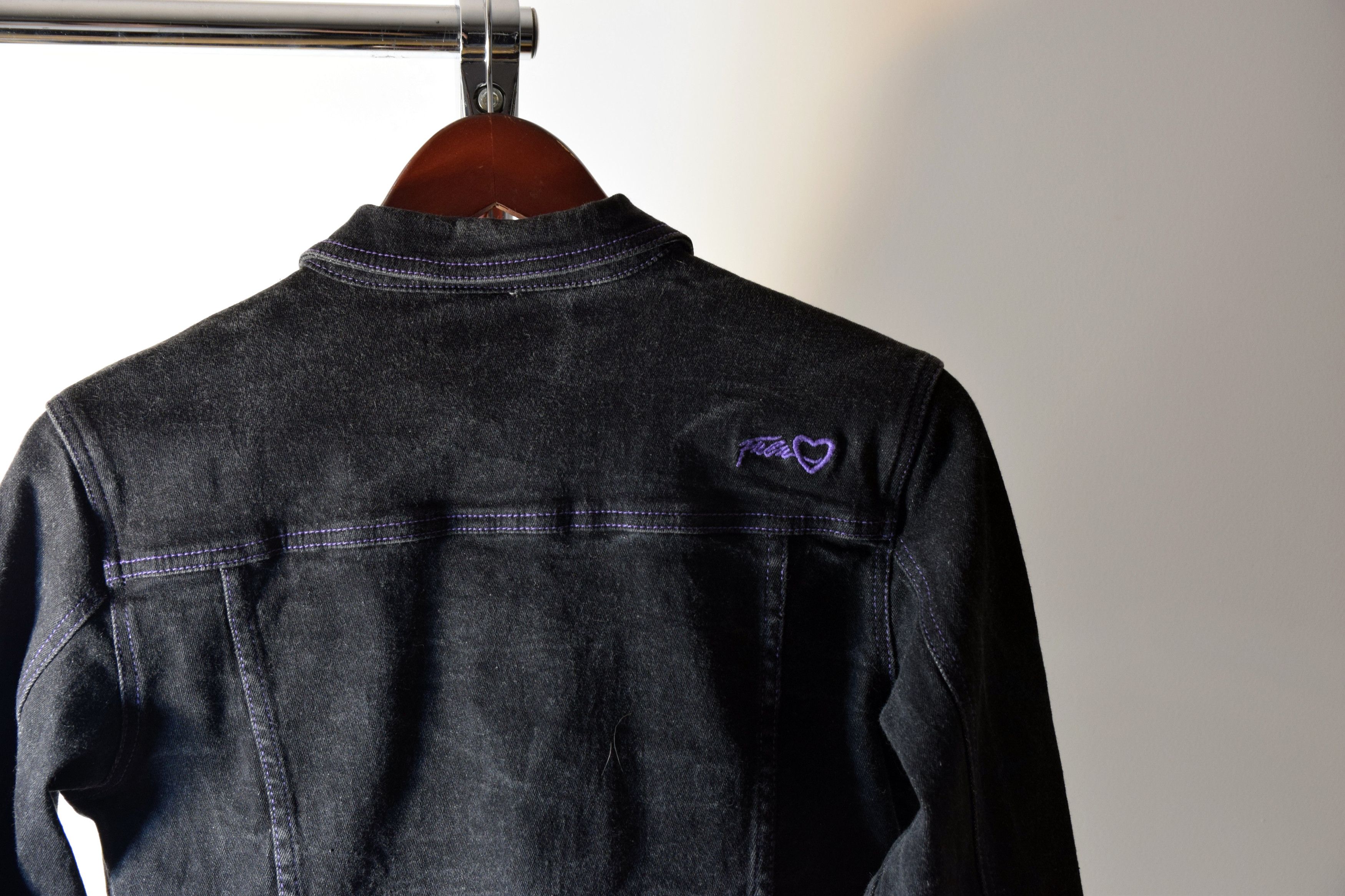Fubu × Vintage 00s Big Logo Spell Out Track Fubu DENIM JEANS Jacket XL Size XL / US 12-14 / IT 48-50 - 3 Thumbnail