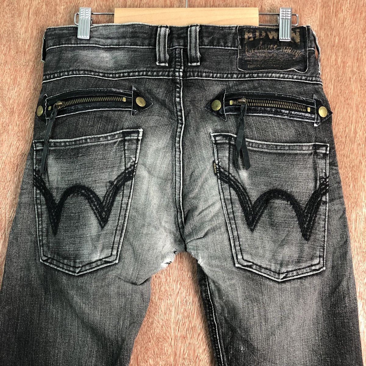 Edwin DL Edwin Vintage distressed Denim seditionaries Pants #c261 Size US 28 / EU 44 - 9 Thumbnail