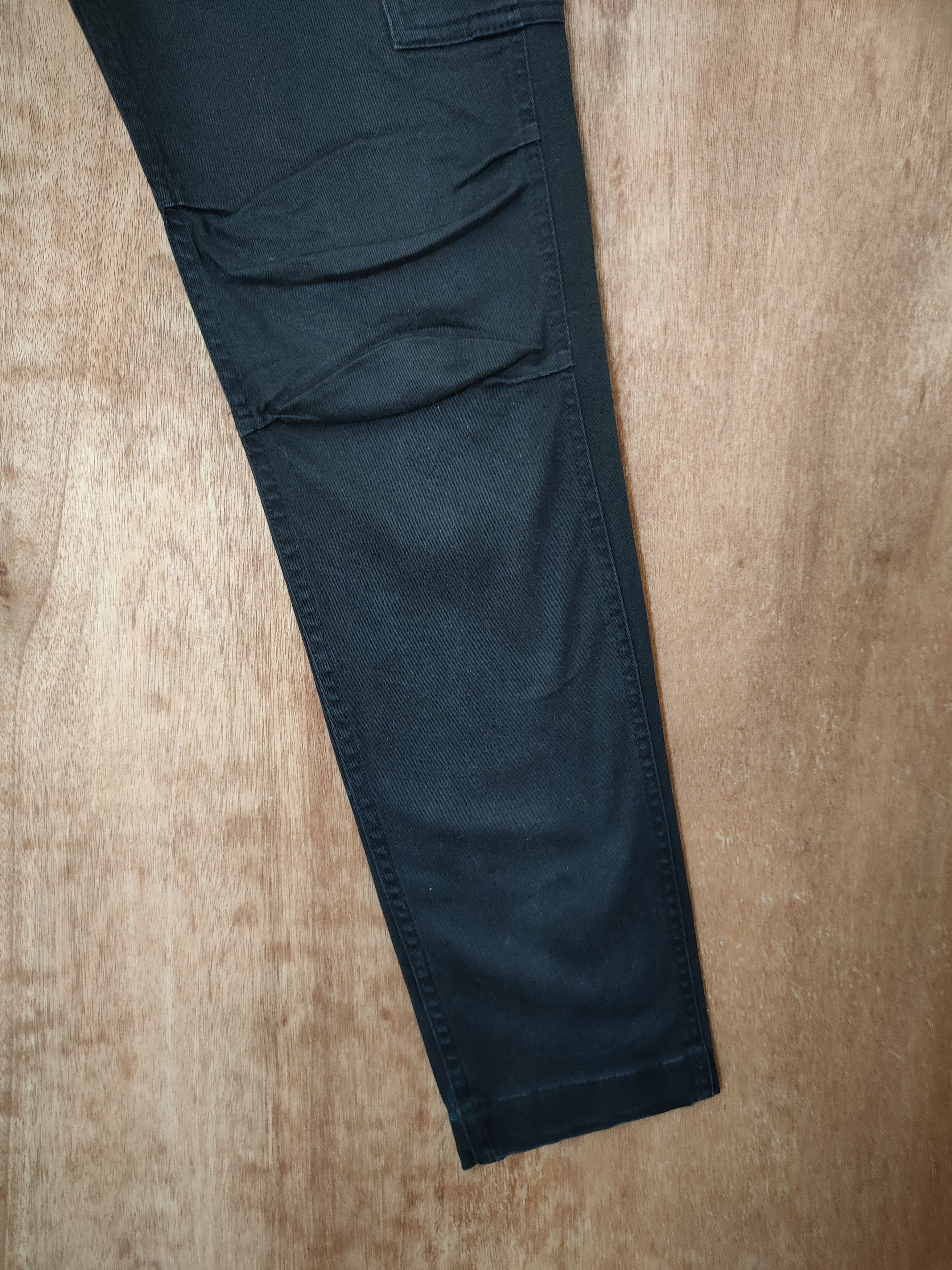 Japanese Brand DL Back Number black japan multipocket cargo pants #46-284 Size US 30 / EU 46 - 2 Thumbnail