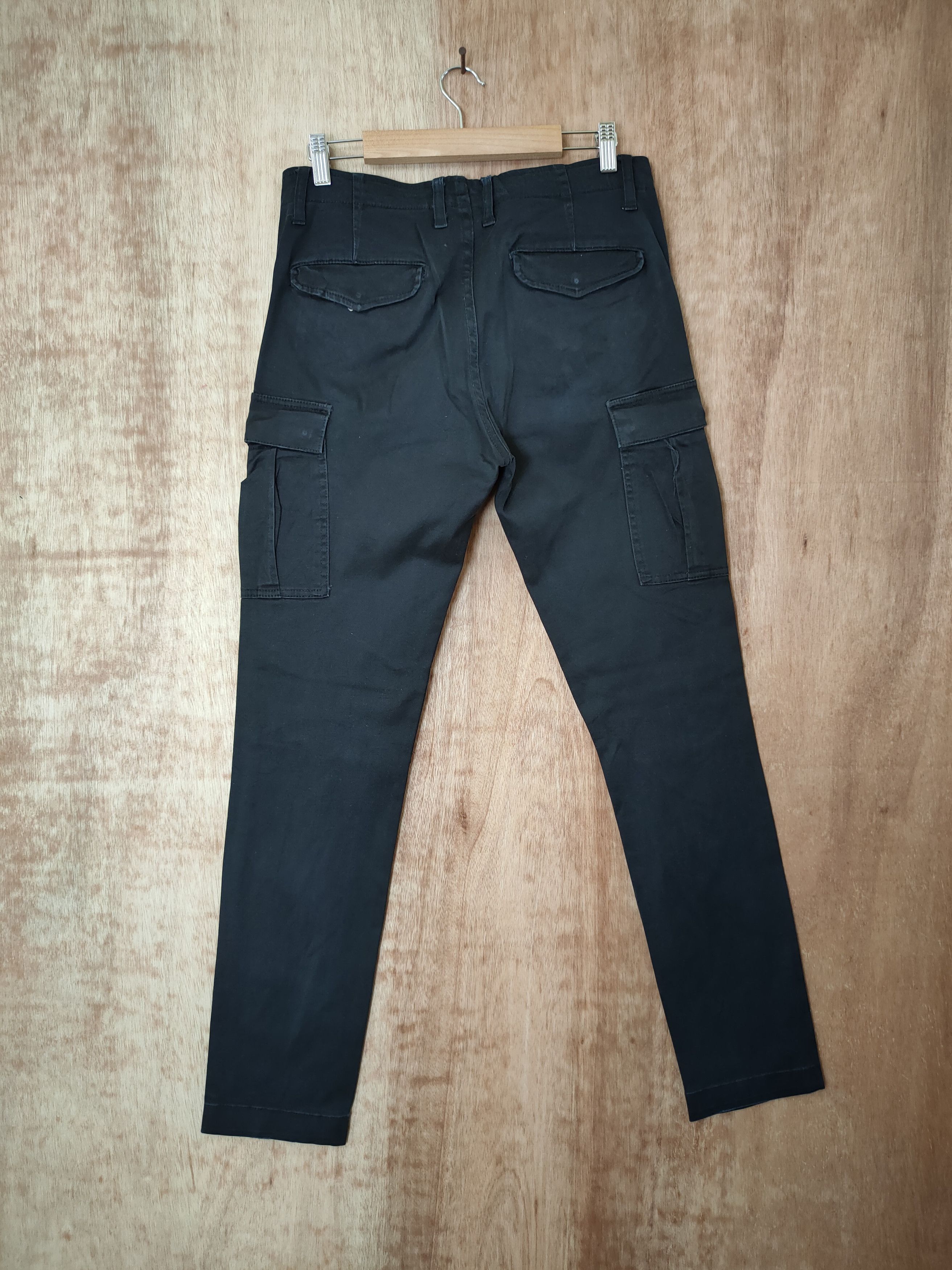 Japanese Brand DL Back Number black japan multipocket cargo pants #46-284 Size US 30 / EU 46 - 7 Thumbnail