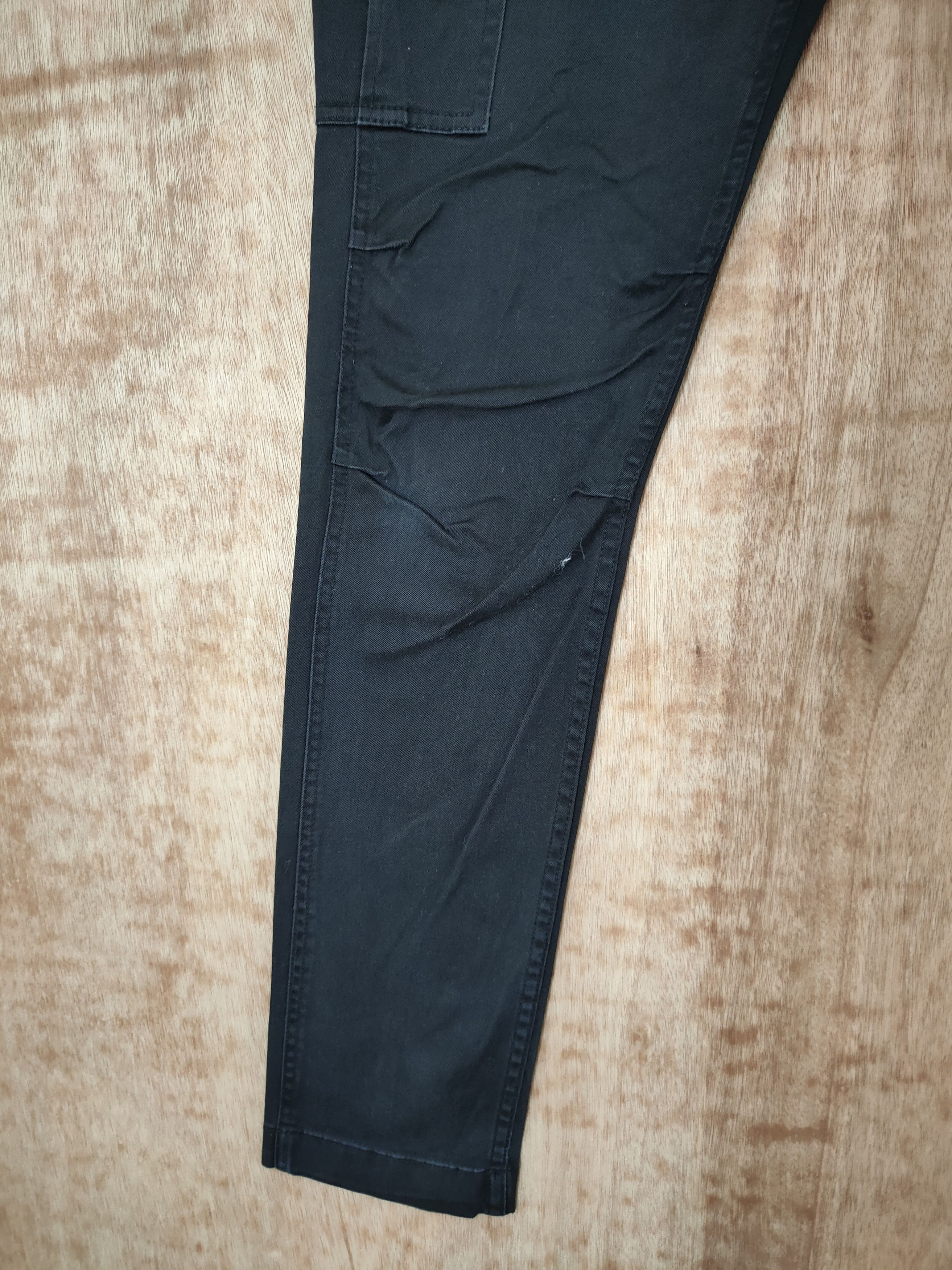 Japanese Brand DL Back Number black japan multipocket cargo pants #46-284 Size US 30 / EU 46 - 3 Thumbnail