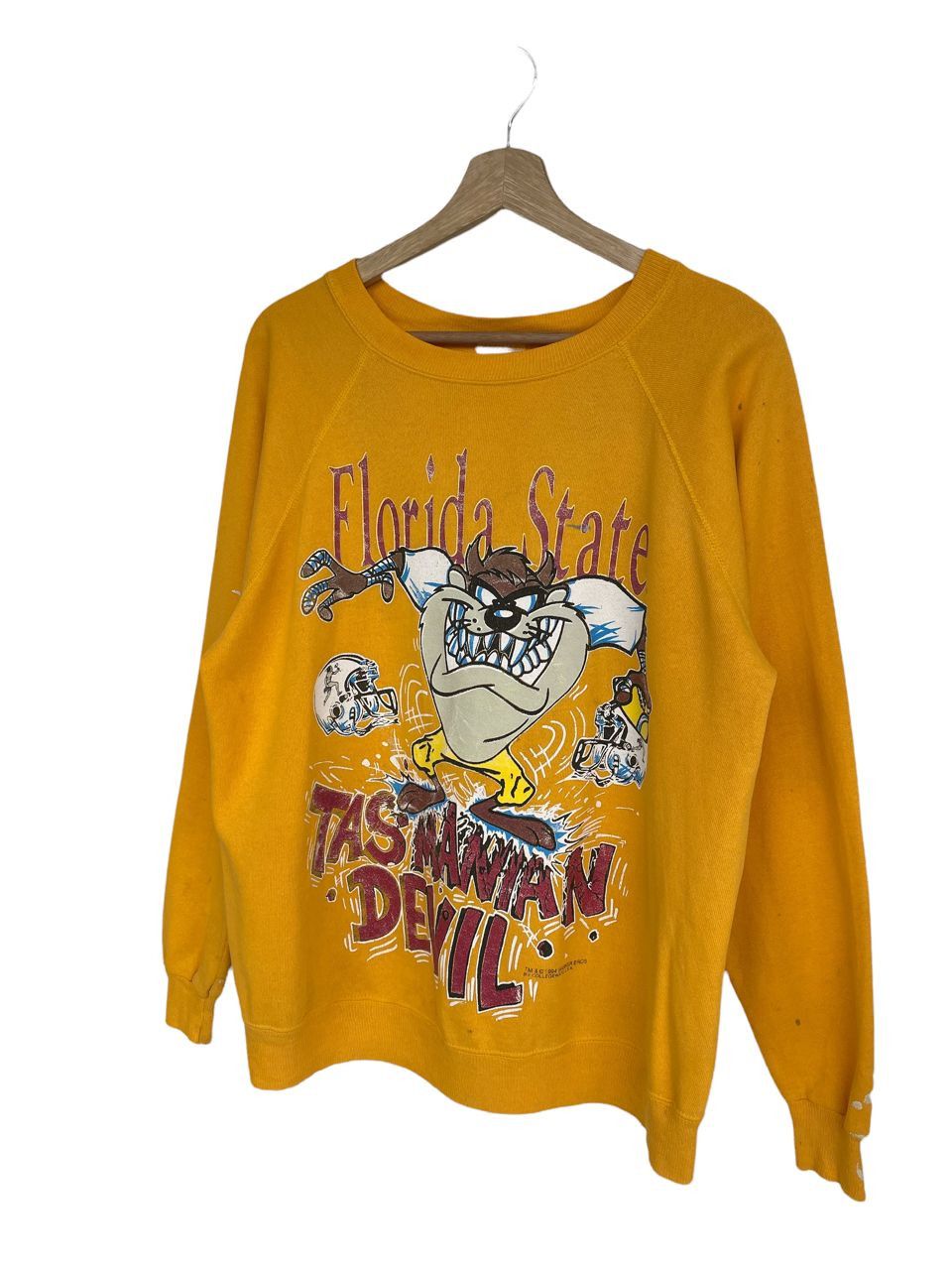Vintage Last Drop!!Vintage Florida State University X Tazmania Sweat Size US L / EU 52-54 / 3 - 3 Thumbnail