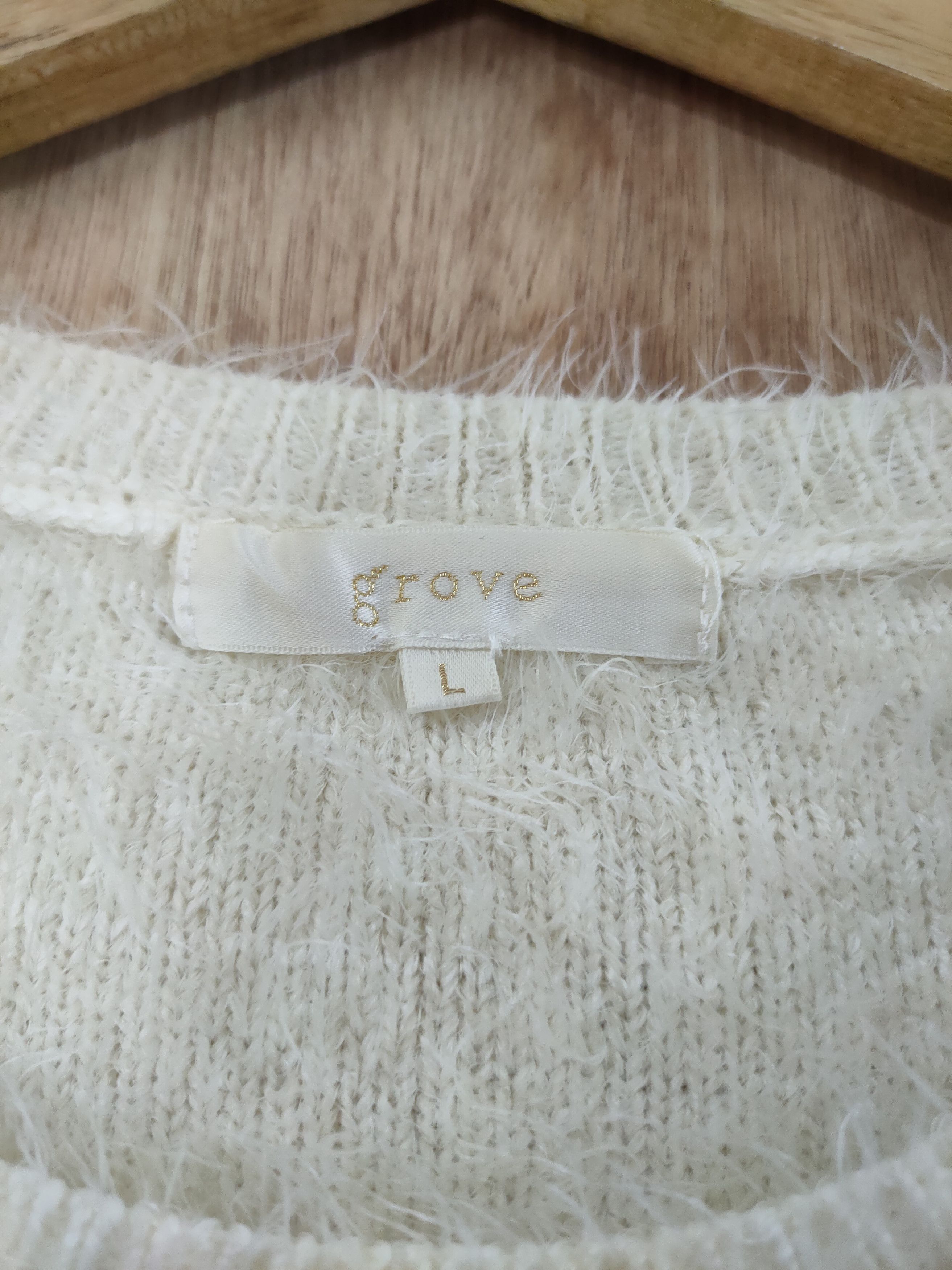 Homespun Knitwear DLL Grove mohair fur shaggy japan vintage knitwear #46-517 Size M / US 6-8 / IT 42-44 - 4 Thumbnail