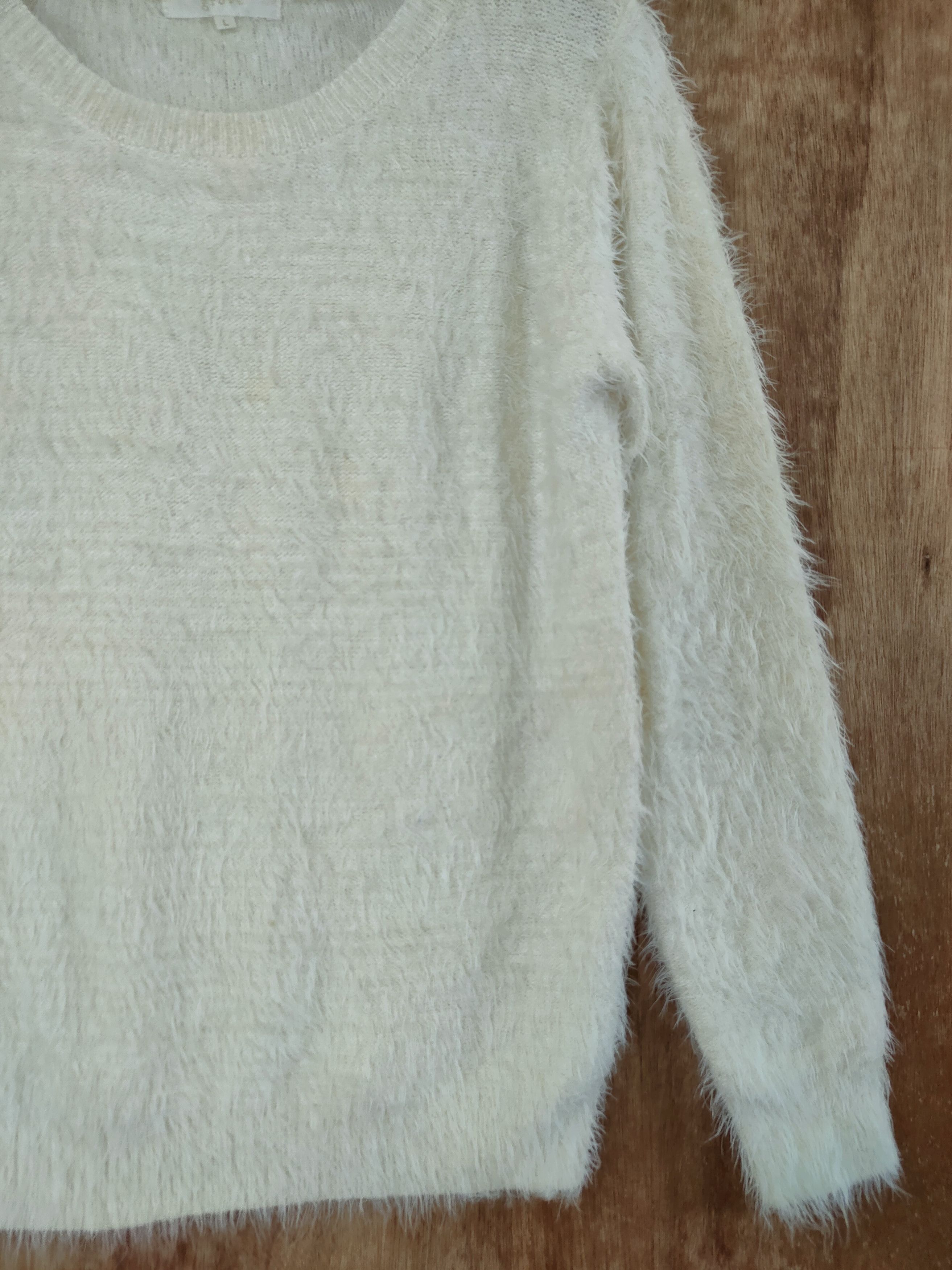 Homespun Knitwear DLL Grove mohair fur shaggy japan vintage knitwear #46-517 Size M / US 6-8 / IT 42-44 - 3 Thumbnail
