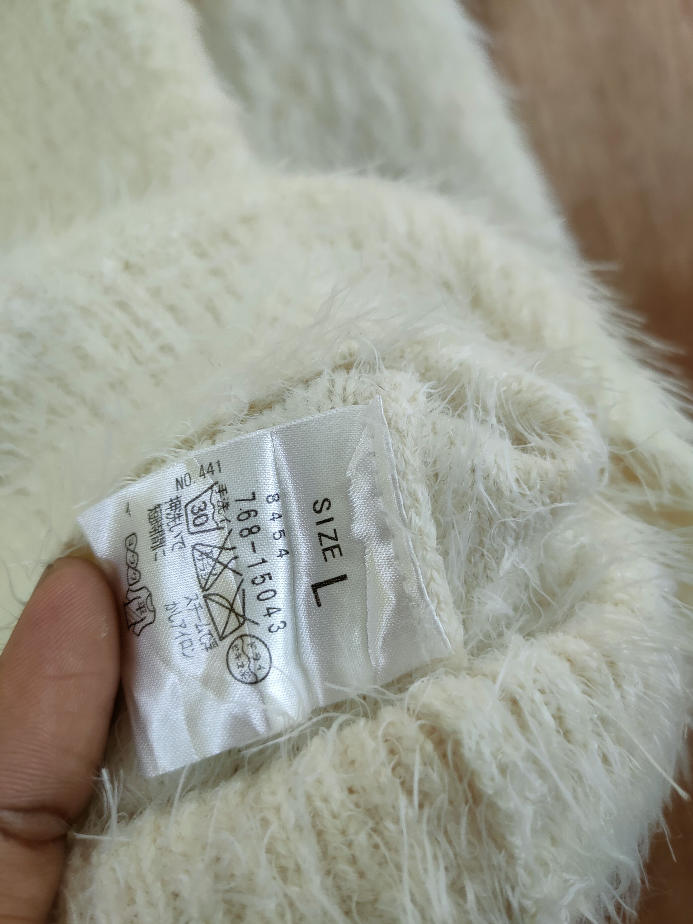 Homespun Knitwear DLL Grove mohair fur shaggy japan vintage knitwear #46-517 Size M / US 6-8 / IT 42-44 - 7 Thumbnail