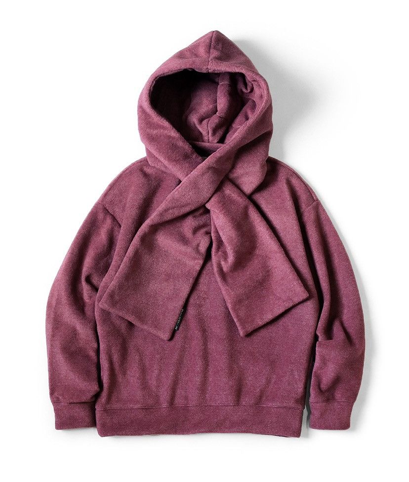 image of Kapital Kesa Reverse Fleece Hoodie Size F in Enji, Men's