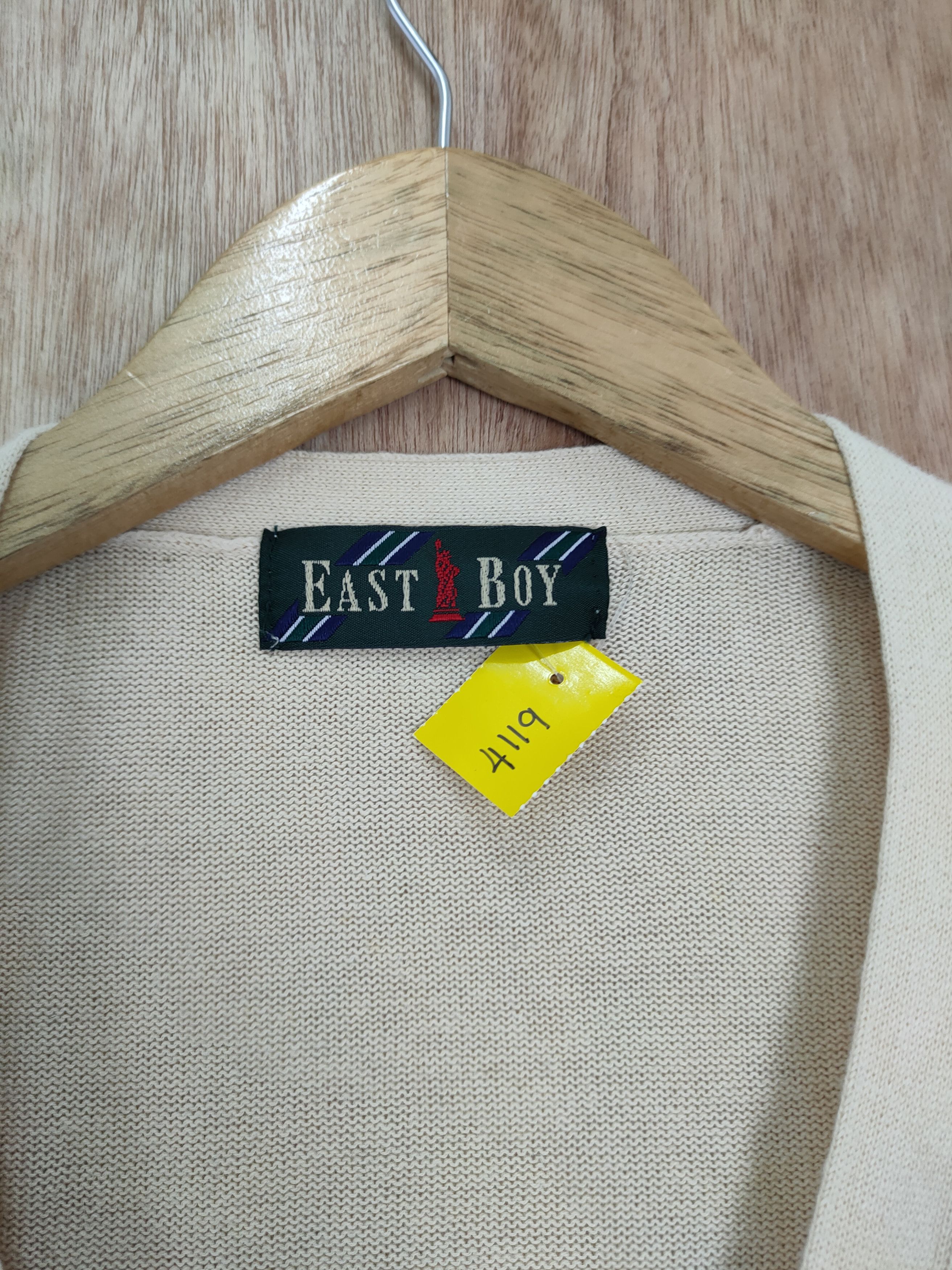 Japanese Brand East Boy cardigan japan knitwear #4119 Size US M / EU 48-50 / 2 - 4 Thumbnail