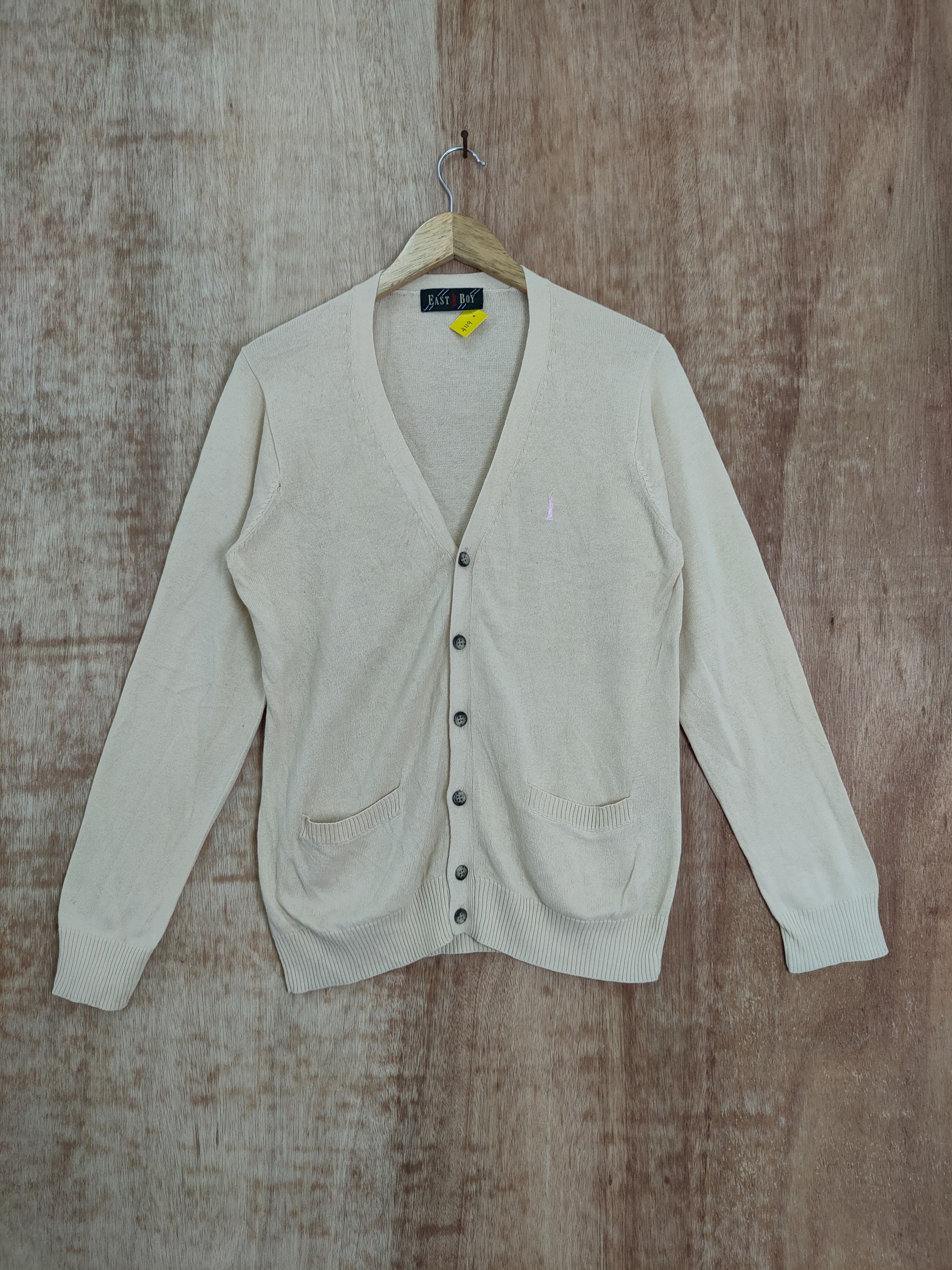 Japanese Brand East Boy cardigan japan knitwear #4119 Size US M / EU 48-50 / 2 - 1 Thumbnail