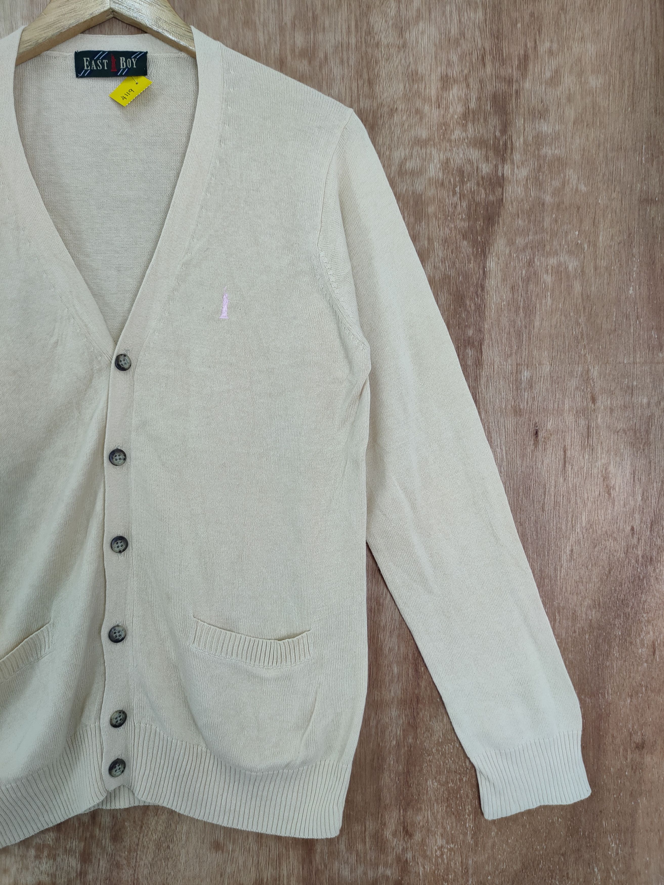 Japanese Brand East Boy cardigan japan knitwear #4119 Size US M / EU 48-50 / 2 - 3 Thumbnail