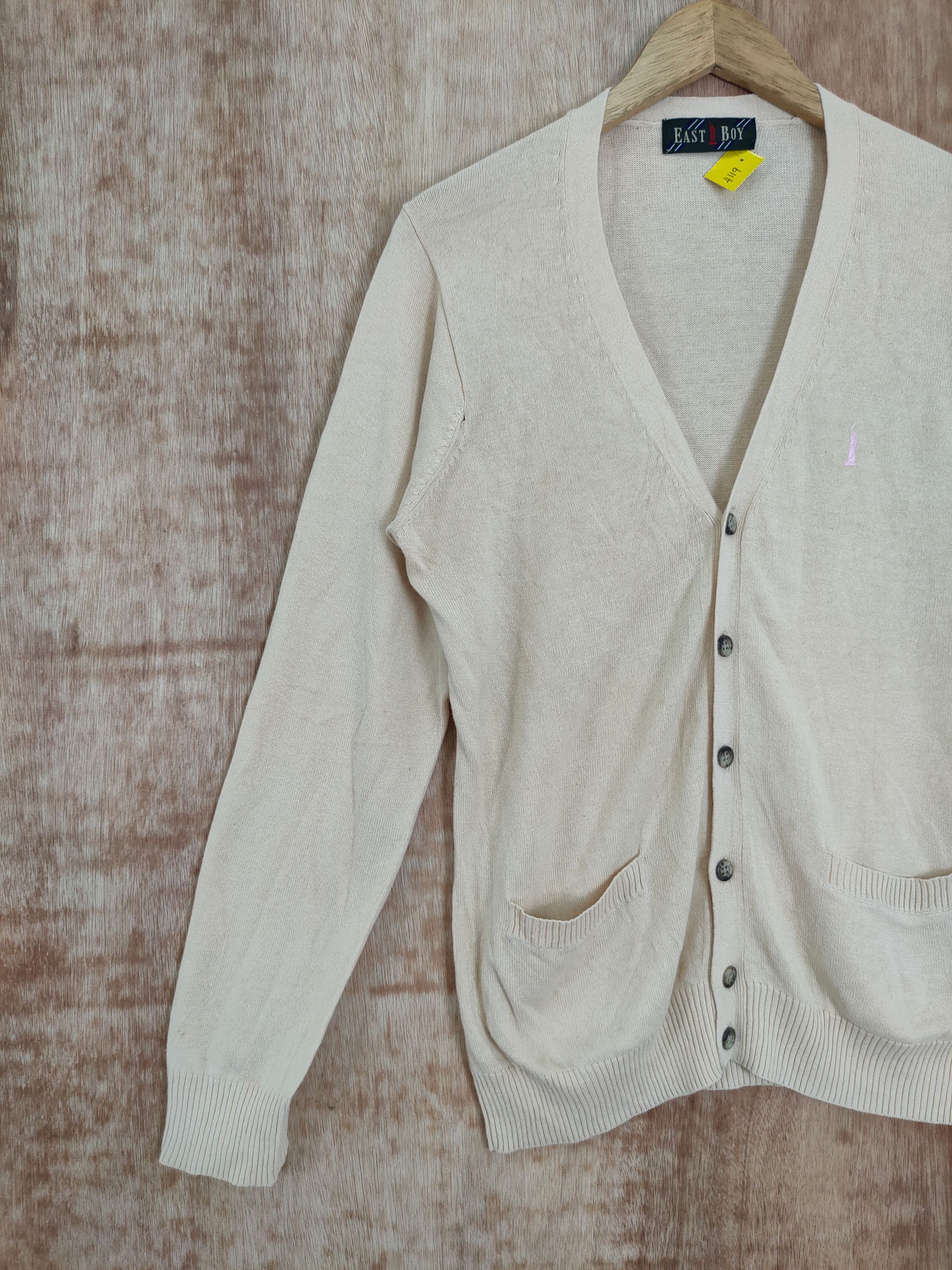 Japanese Brand East Boy cardigan japan knitwear #4119 Size US M / EU 48-50 / 2 - 2 Thumbnail