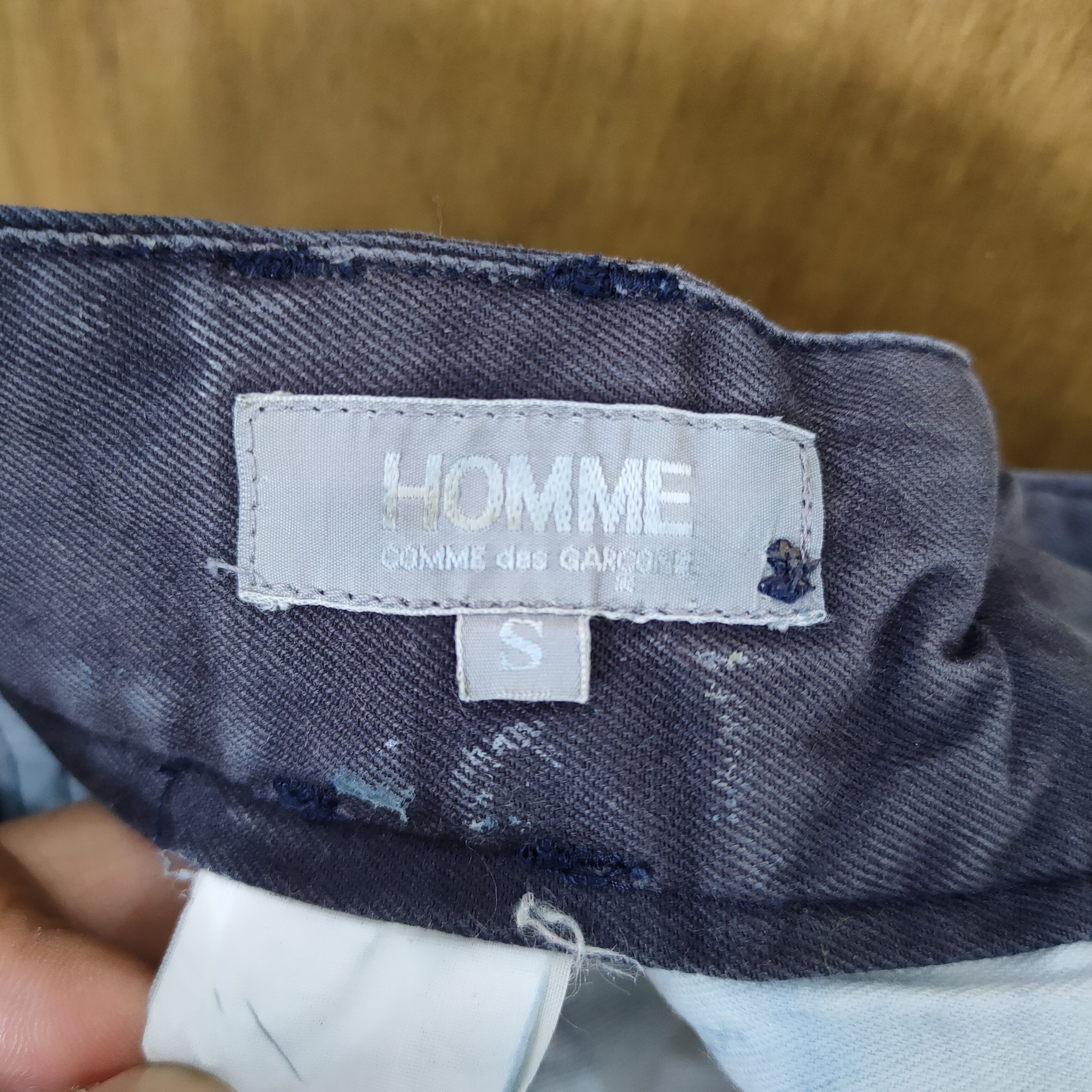 Comme des Garcons COMME DES GARCONS FADED TROUSERS CHINO PANTS Size US 26 / EU 42 - 12 Thumbnail