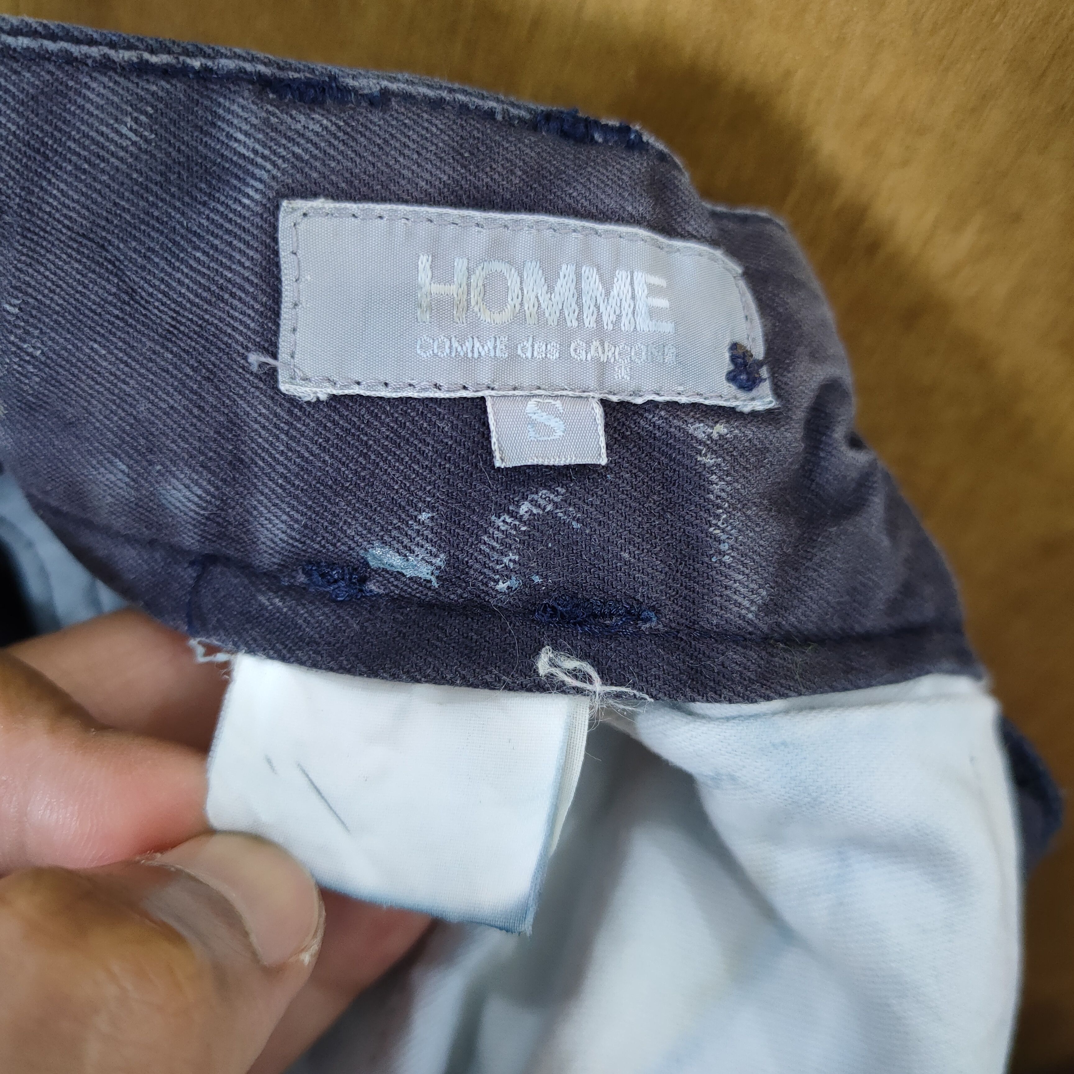 Comme des Garcons COMME DES GARCONS FADED TROUSERS CHINO PANTS Size US 26 / EU 42 - 11 Thumbnail