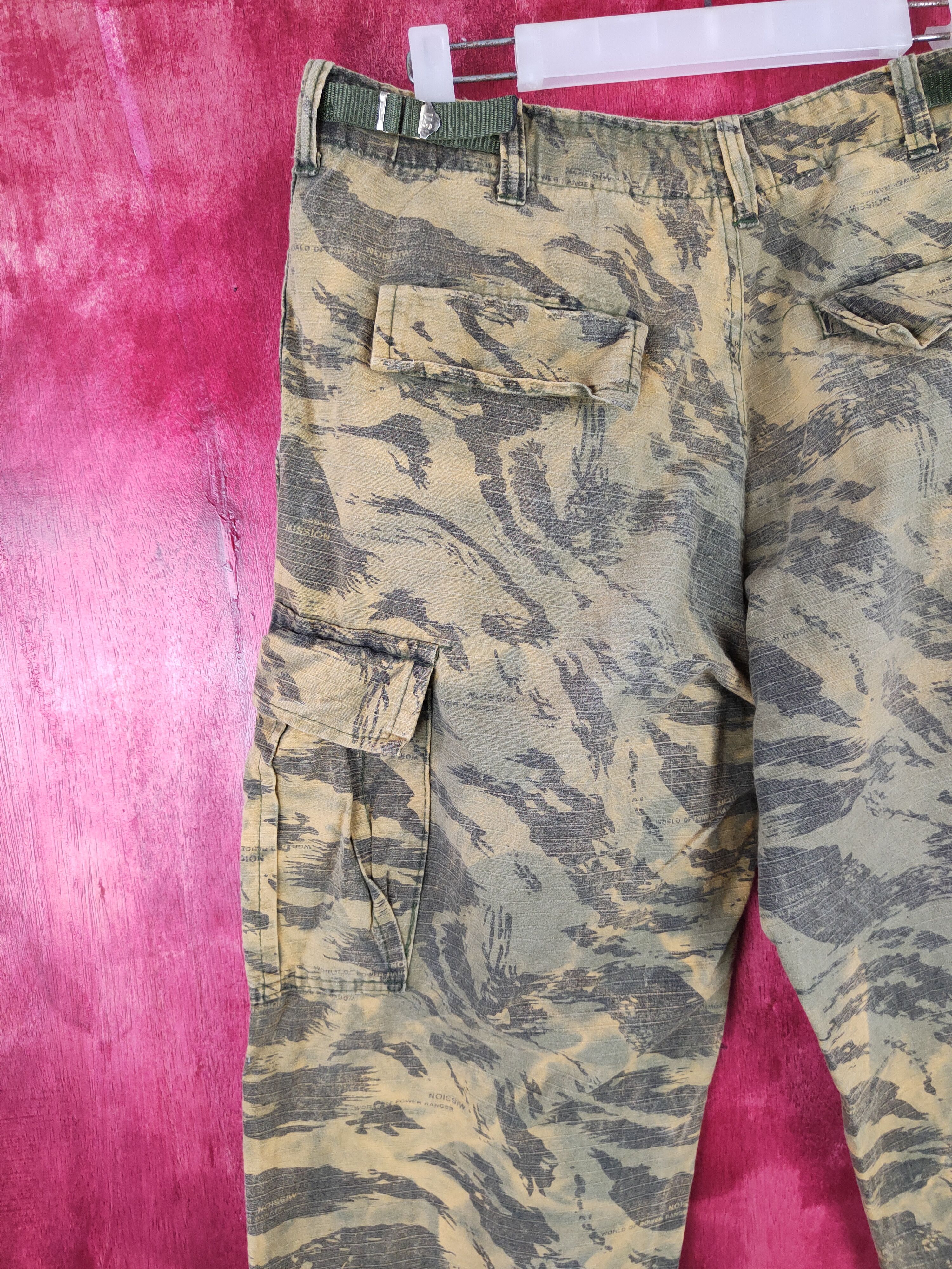 Japanese Brand Military yellow multi pocket tactical pant #S351 Size US 32 / EU 48 - 13 Thumbnail