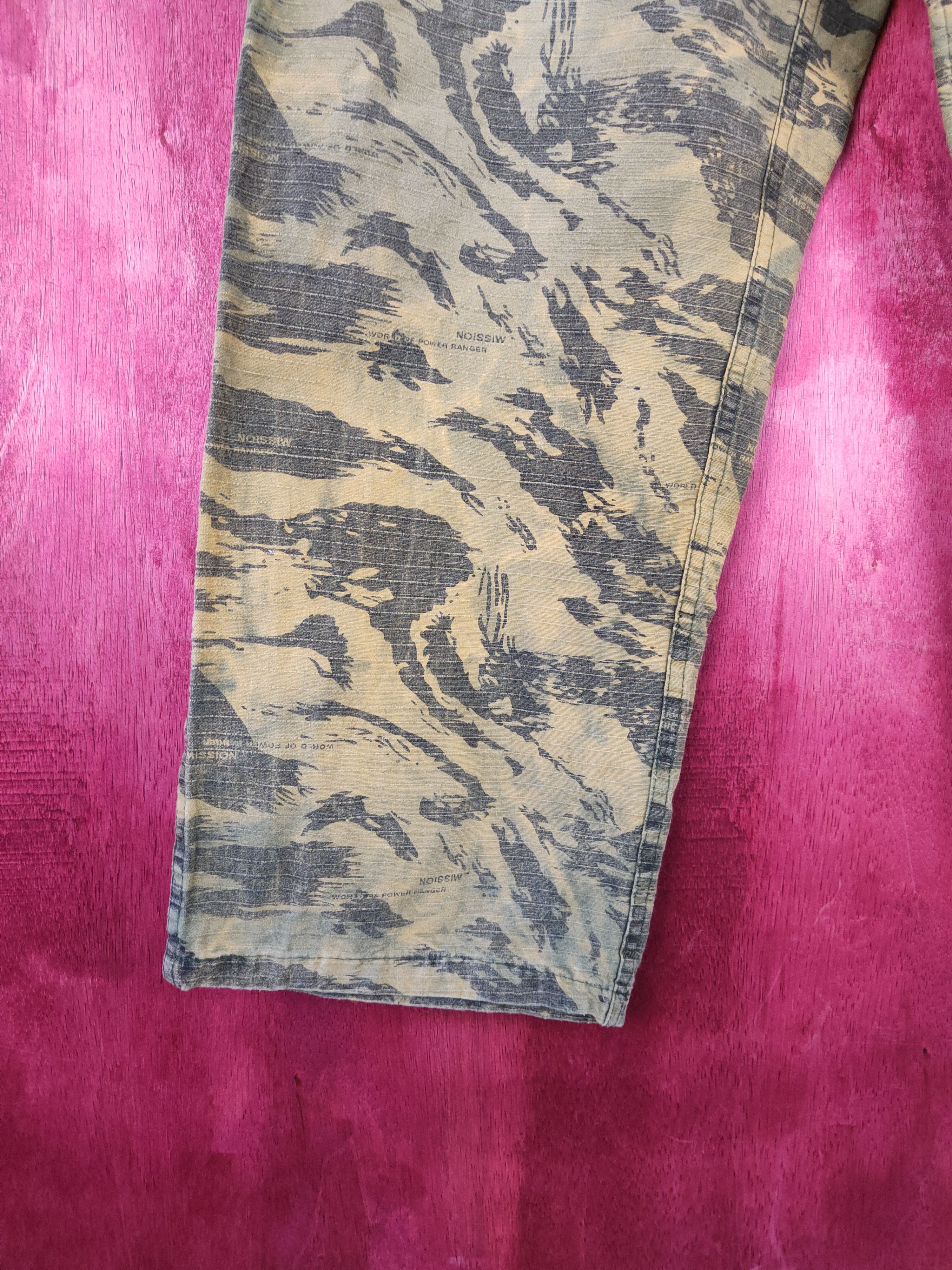 Japanese Brand Military yellow multi pocket tactical pant #S351 Size US 32 / EU 48 - 6 Thumbnail
