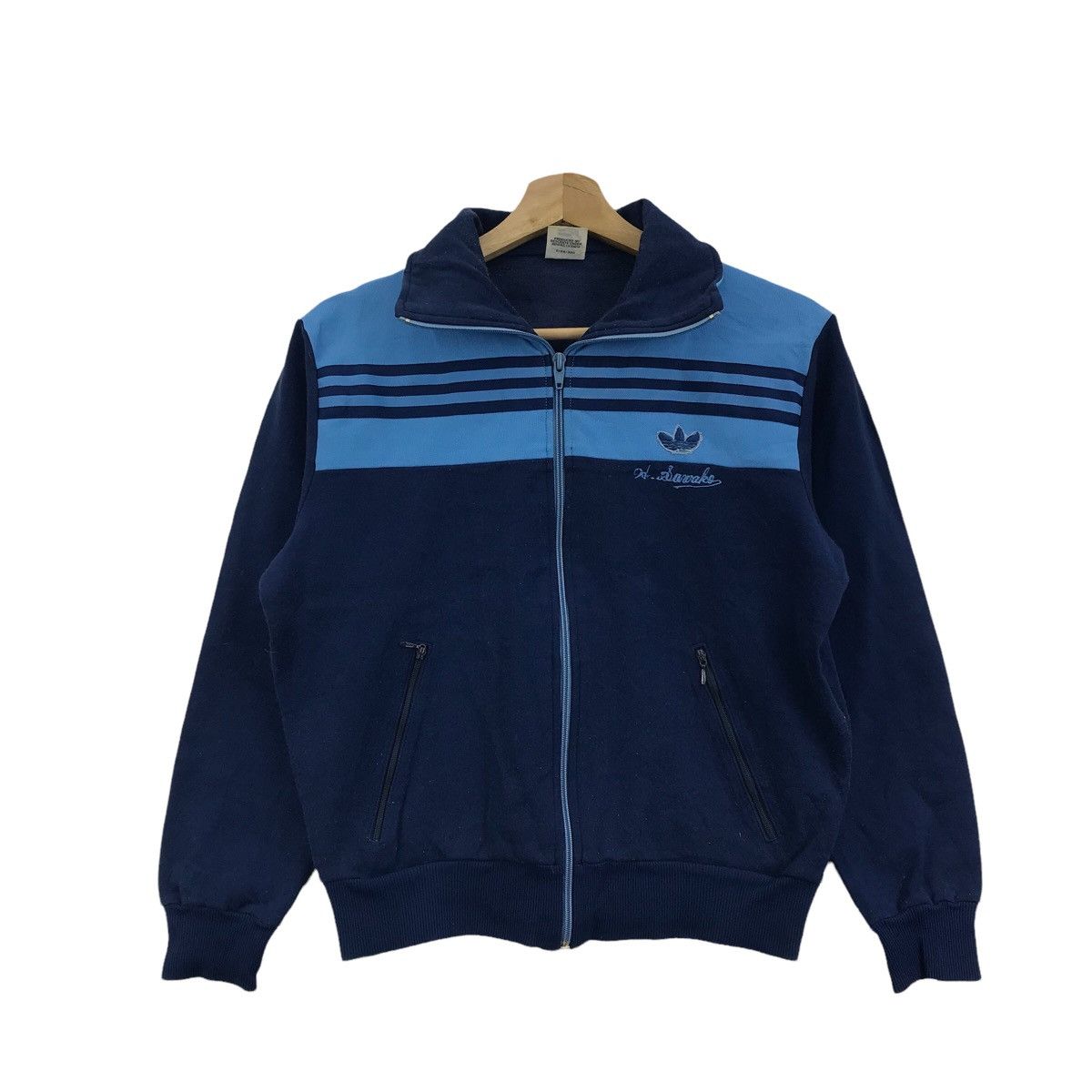 Vtg 70’ ADIDAS Made In WEST GERMANY Originals Sweater Jacket