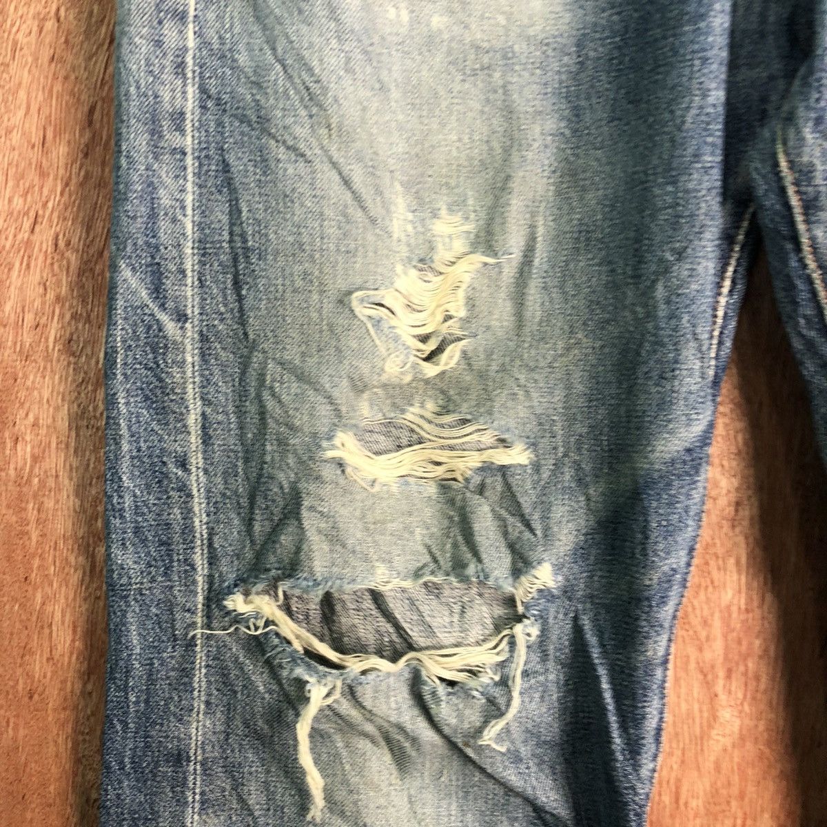 Johnbull DLL John Bull Distressed selvedge Denim like cobain #c137 Size US 33 - 6 Thumbnail