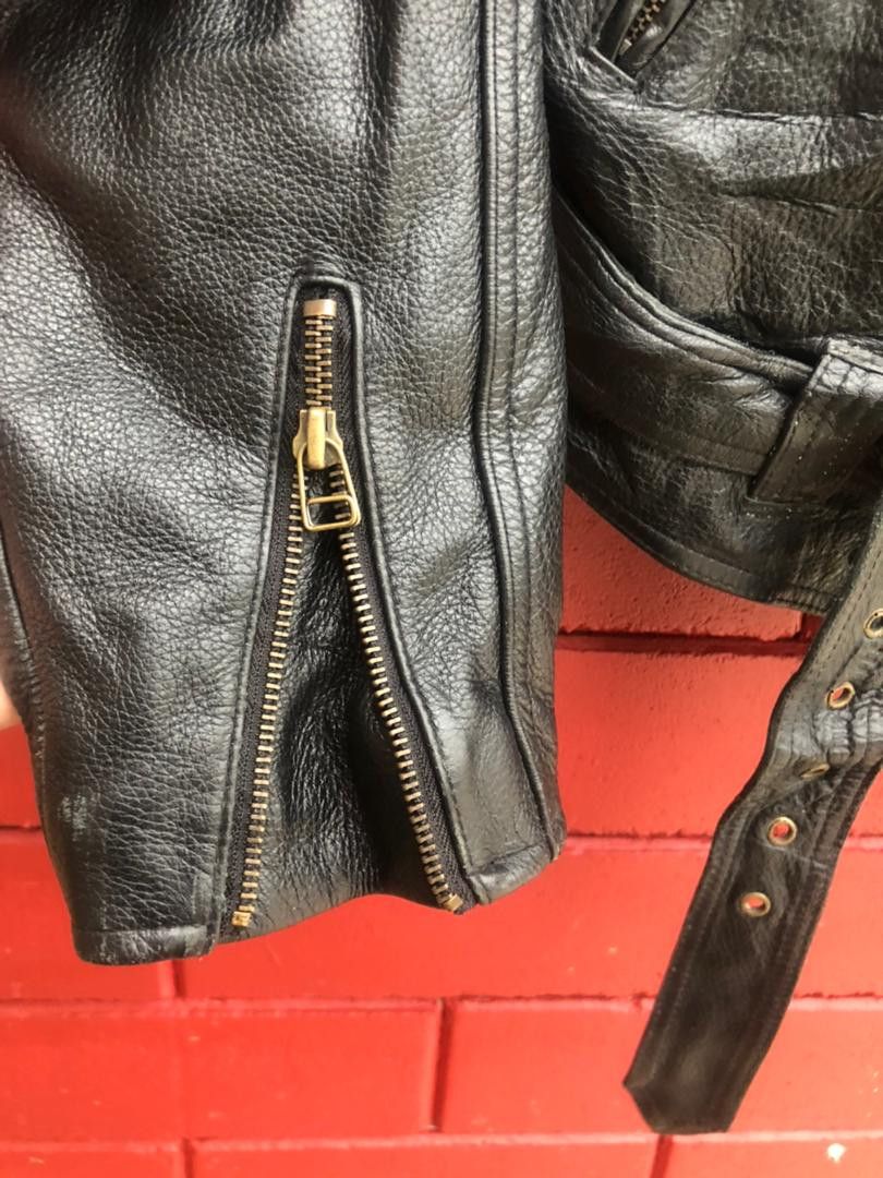 Harley Davidson × Vintage Vintage Harley Davidson Leather Jacket Motorcycle Fashion Size US L / EU 52-54 / 3 - 10 Thumbnail