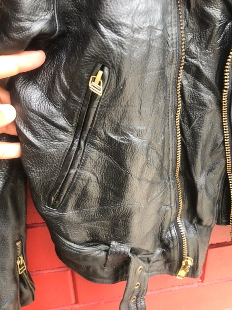 Harley Davidson × Vintage Vintage Harley Davidson Leather Jacket Motorcycle Fashion Size US L / EU 52-54 / 3 - 7 Thumbnail