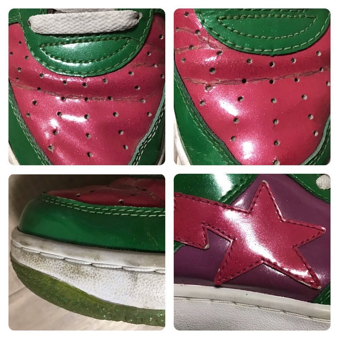 Bape Glitter BAPESTA Sneakers a bathing ape BAPE STA shoes NIGO Size US 9 / EU 42 - 9 Thumbnail