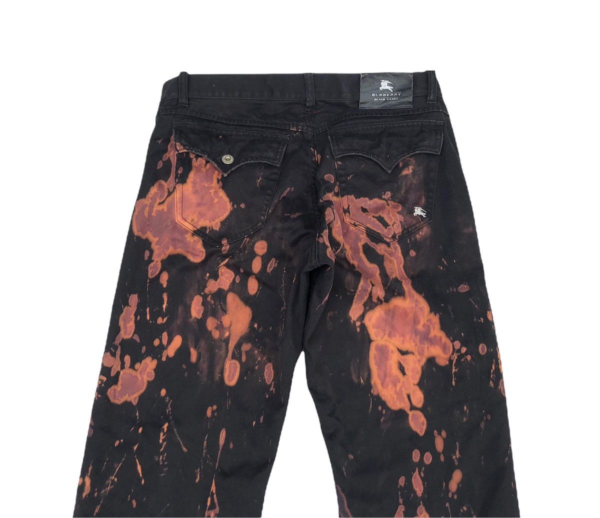 Burberry 🔥Archival Burberry Black Label Custom Bleached Jeans Size US 32 / EU 48 - 5 Thumbnail