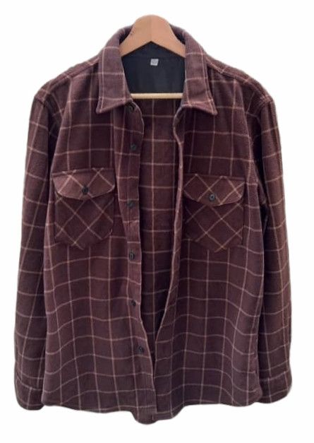 Flannel × Japanese Brand × Uniqlo Vintage Plaid Double Pockets Long Sleeve Size US M / EU 48-50 / 2 - 8 Thumbnail