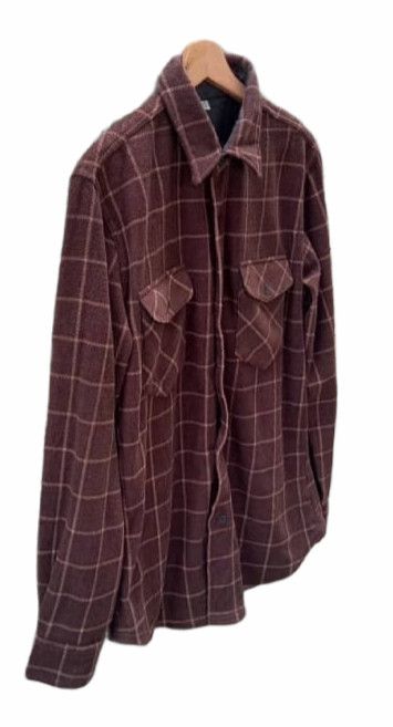 Flannel × Japanese Brand × Uniqlo Vintage Plaid Double Pockets Long Sleeve Size US M / EU 48-50 / 2 - 4 Thumbnail