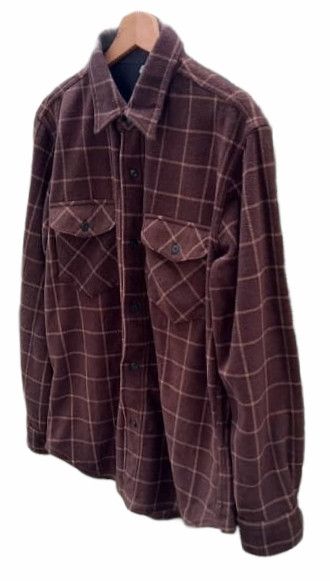 Flannel × Japanese Brand × Uniqlo Vintage Plaid Double Pockets Long Sleeve Size US M / EU 48-50 / 2 - 5 Thumbnail